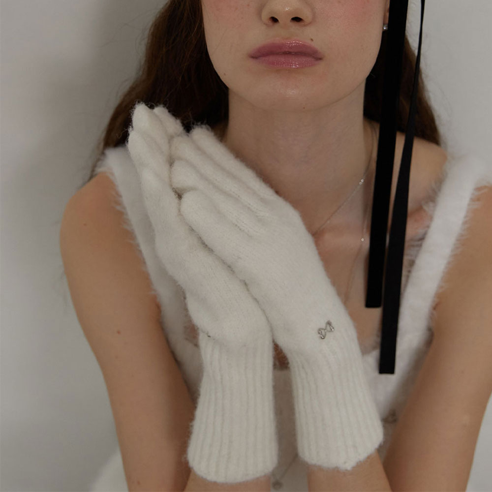 러브미몬스터 마일드 윈터 롱 글로브 화이트(lovememonster Mild Winter Long Glove White) - 4