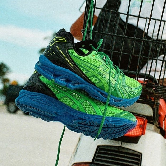Asics x Field Trip Recordings Gel-Kayano 14 Fern Green 착용 스타일 - 6