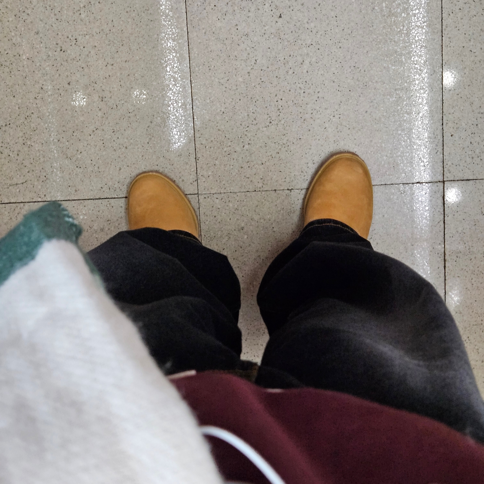 Timberland Premium 6 inch Waterproof Boot Wheat Nubuck - Wide 착용 스타일