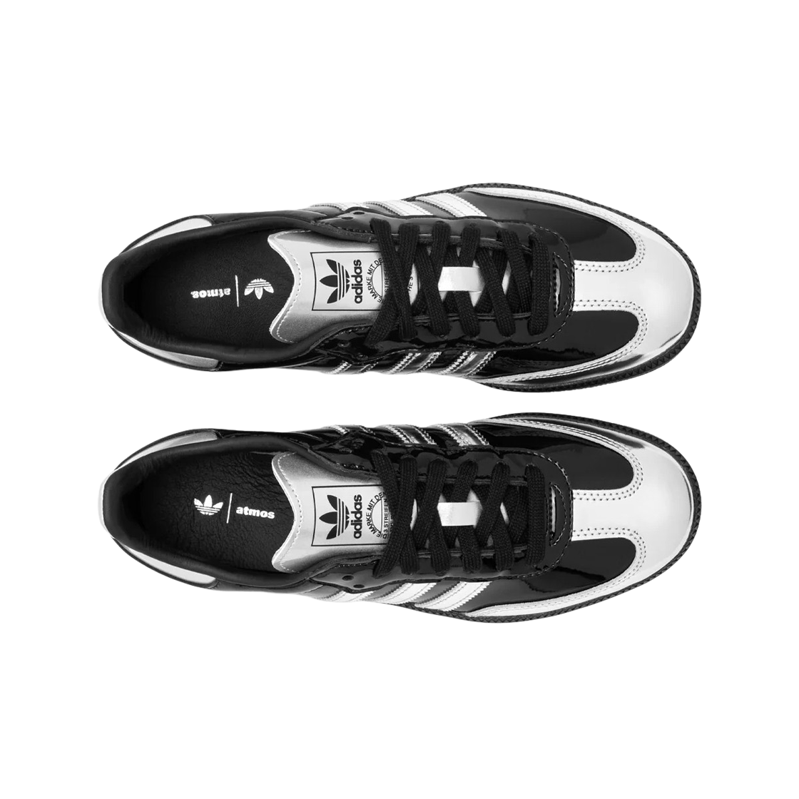 아디다스 x 아트모스 삼바 턱시도 코어 블랙 실버 메탈릭(Adidas x Atmos Samba Tuxedo Core Black Silver Metalic) - 2