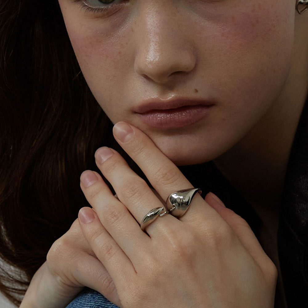 러브미몬스터 볼드 에그 링 실버(lovememonster Bold Egg Ring Silver) - 3