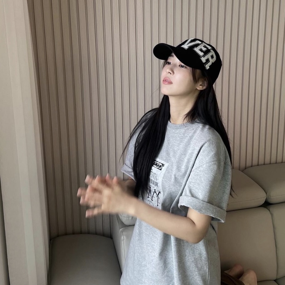 PACOSPLY Lover E3 Cap Black, PACOSPLY Lover E3 Cap Navy 착용 스타일