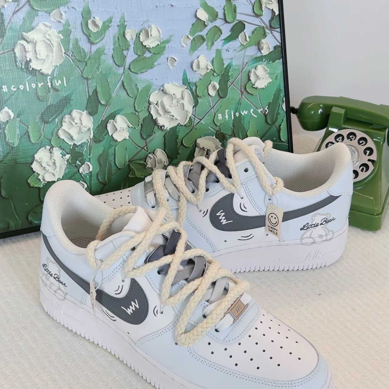 Nike Air Force 1 '07 Low White 착용 스타일 - 3