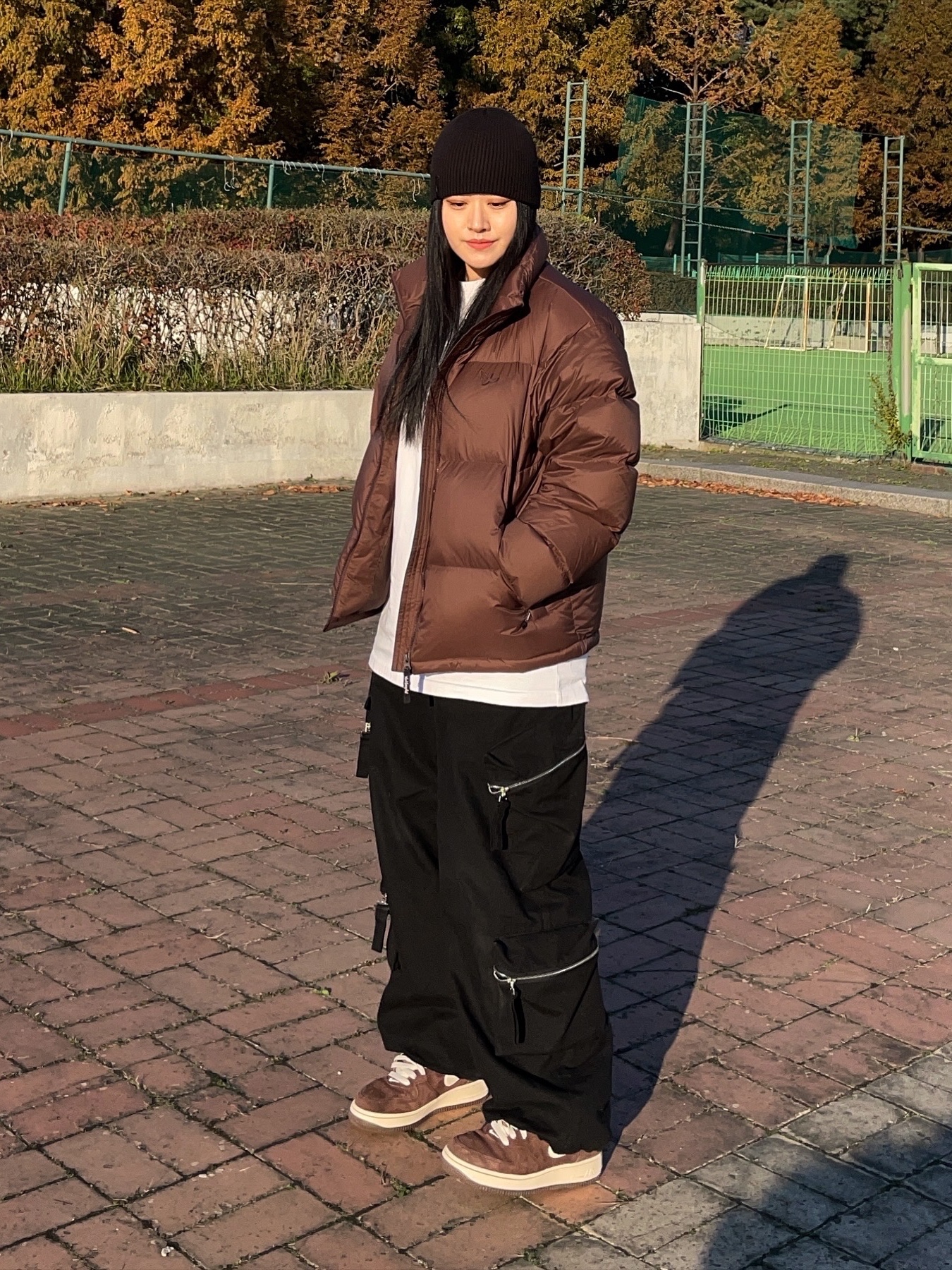 Nike Air Force 1 Mid '07 QS Chocolate 착용 스타일