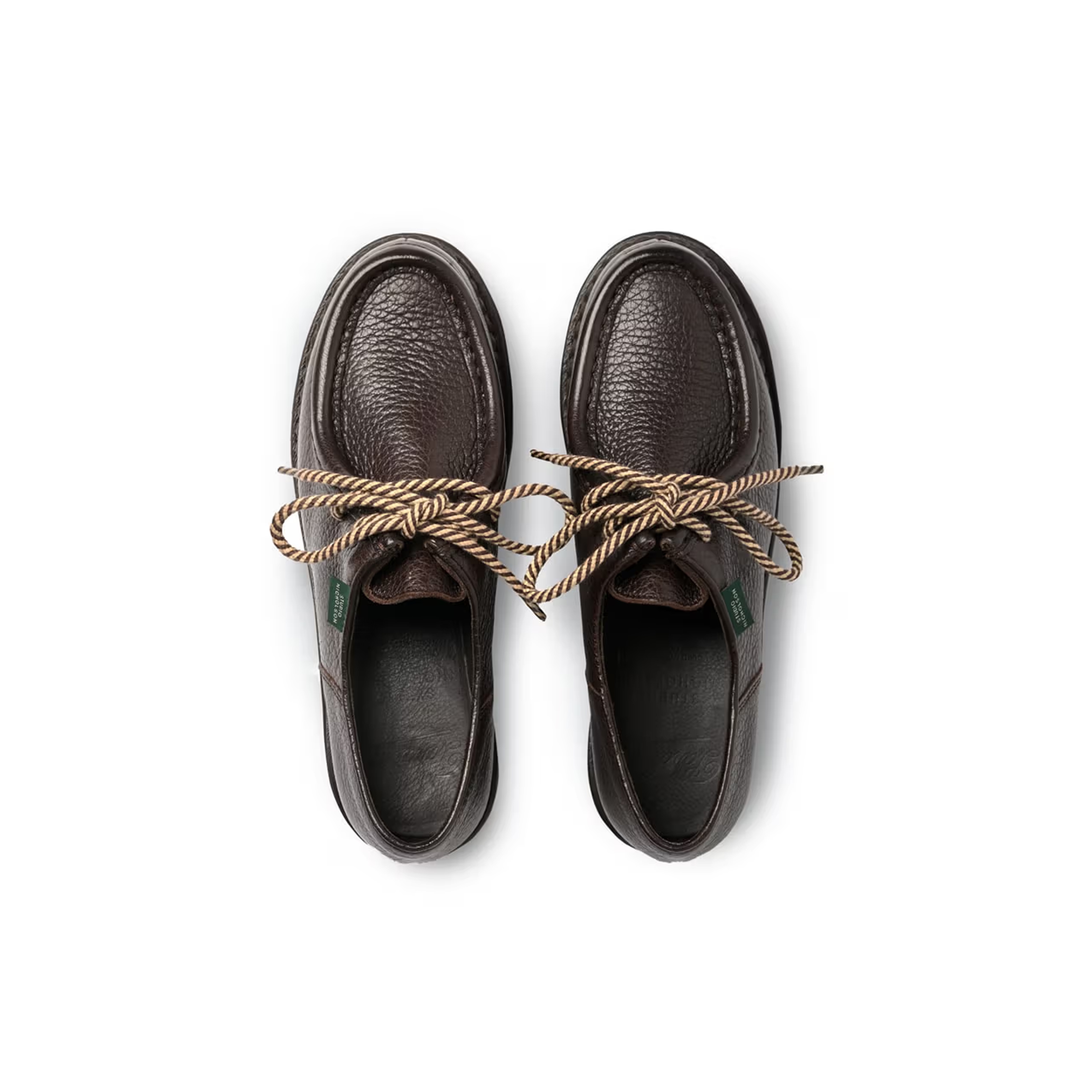 Paraboot Michael Lisse Black, Paraboot Barth Loafers Marrone 착용 스타일 - 3