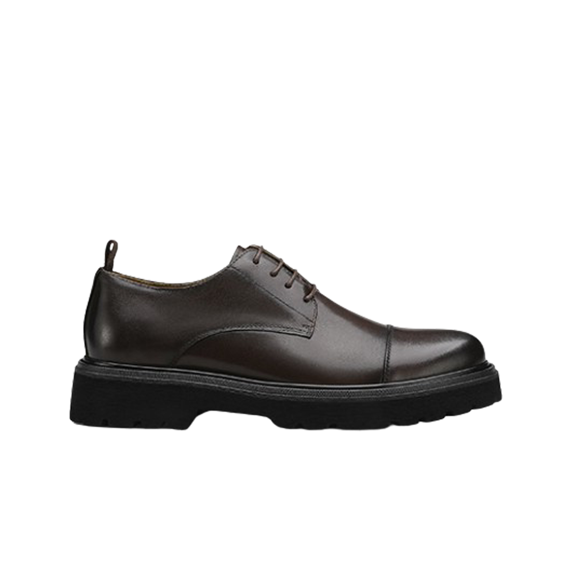 미소페 카우하이드 옥스포드 4cm 다크 브라운(Misope Cowhide Oxford 4cm Dark Brown)