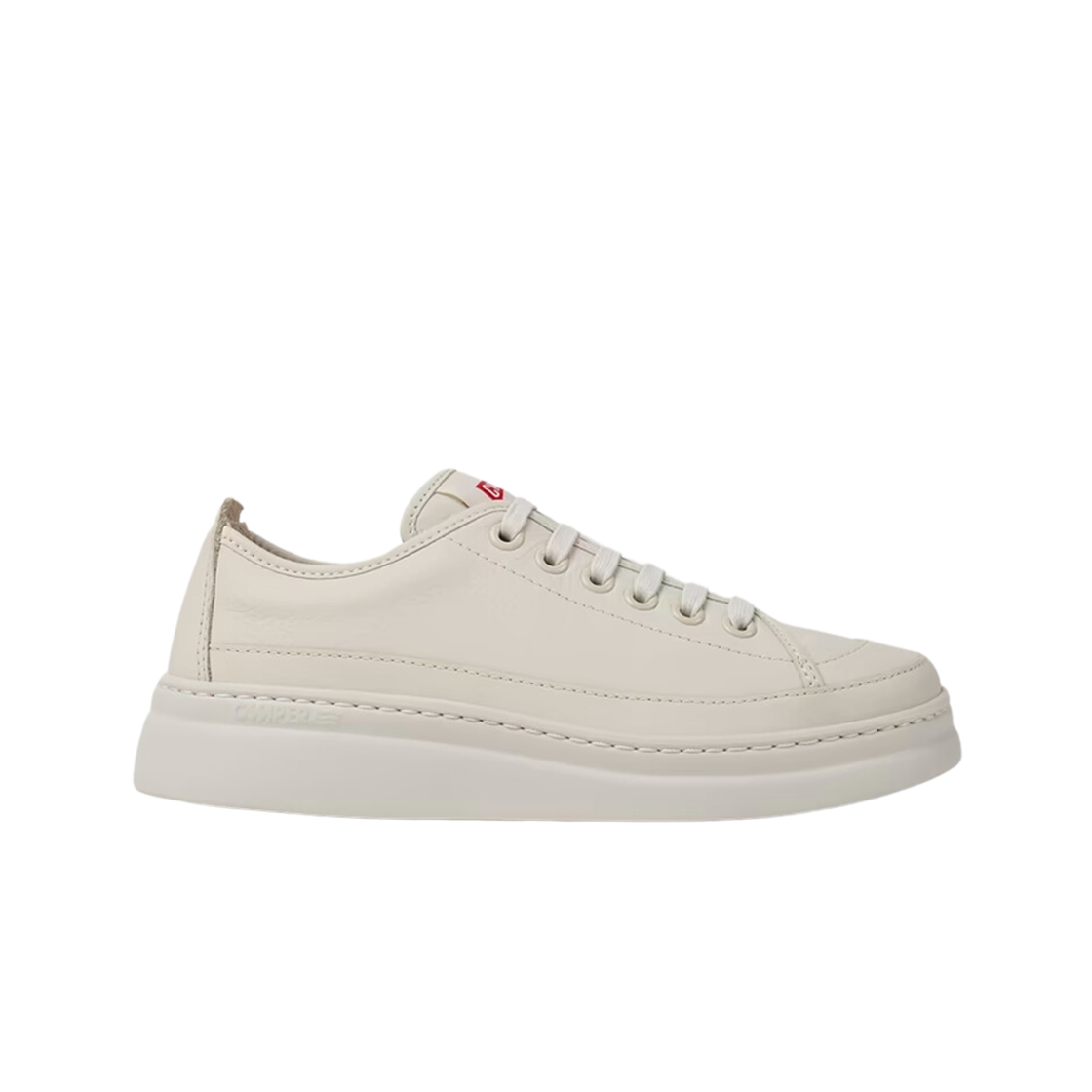 K201626-009 (W) Camper Twins Leather Sneakers White