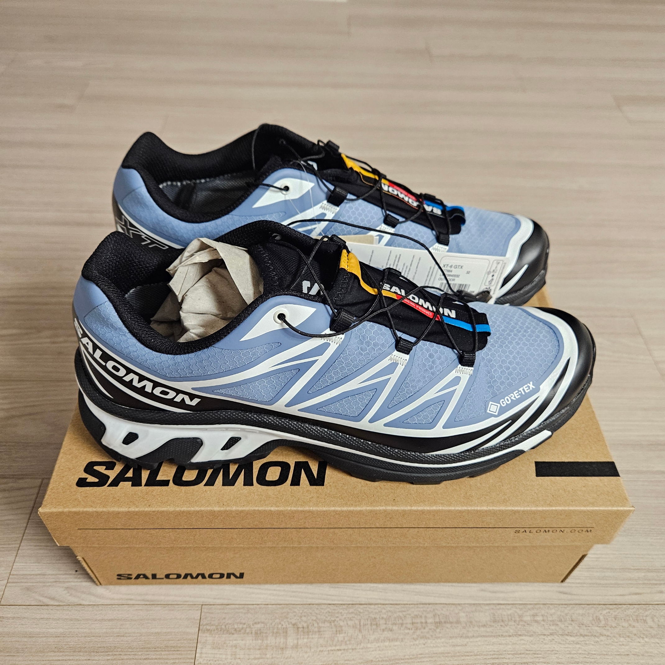 Salomon XT-6 GTX Black Infinity 착용 스타일
