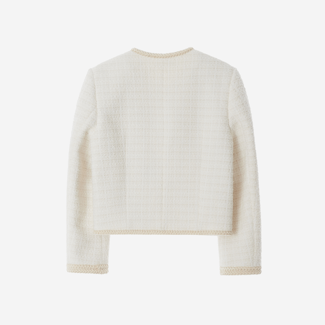 지지지 클래시 트위드자켓 크림아이보리(zeezeezee Classy Tweed Jacket Cream Ivory) - 2