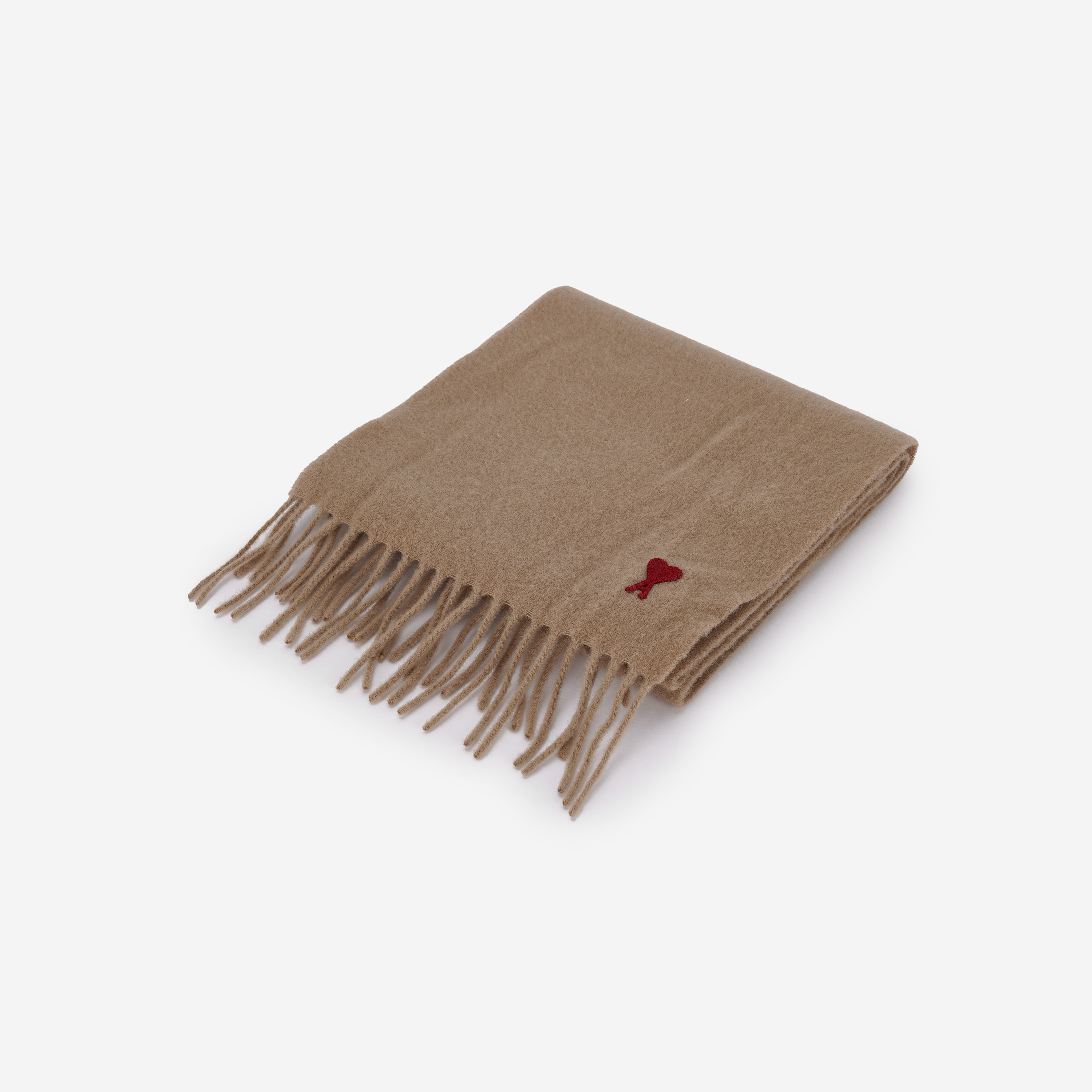 AMI de Coeur Wool Classic Muffler Champagne