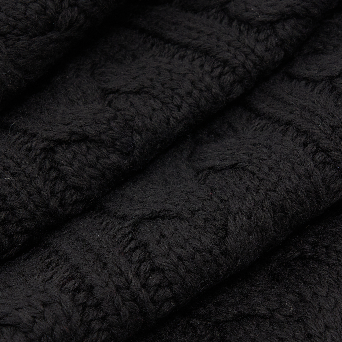 [20% 적립] 폴로 랄프 로렌 폴로 베어 케이블 니트 스카프 블랙 - 24FW([20% 적립] Polo Ralph Lauren Polo Bear Cable Knit Scarf Black - 24FW) - 5