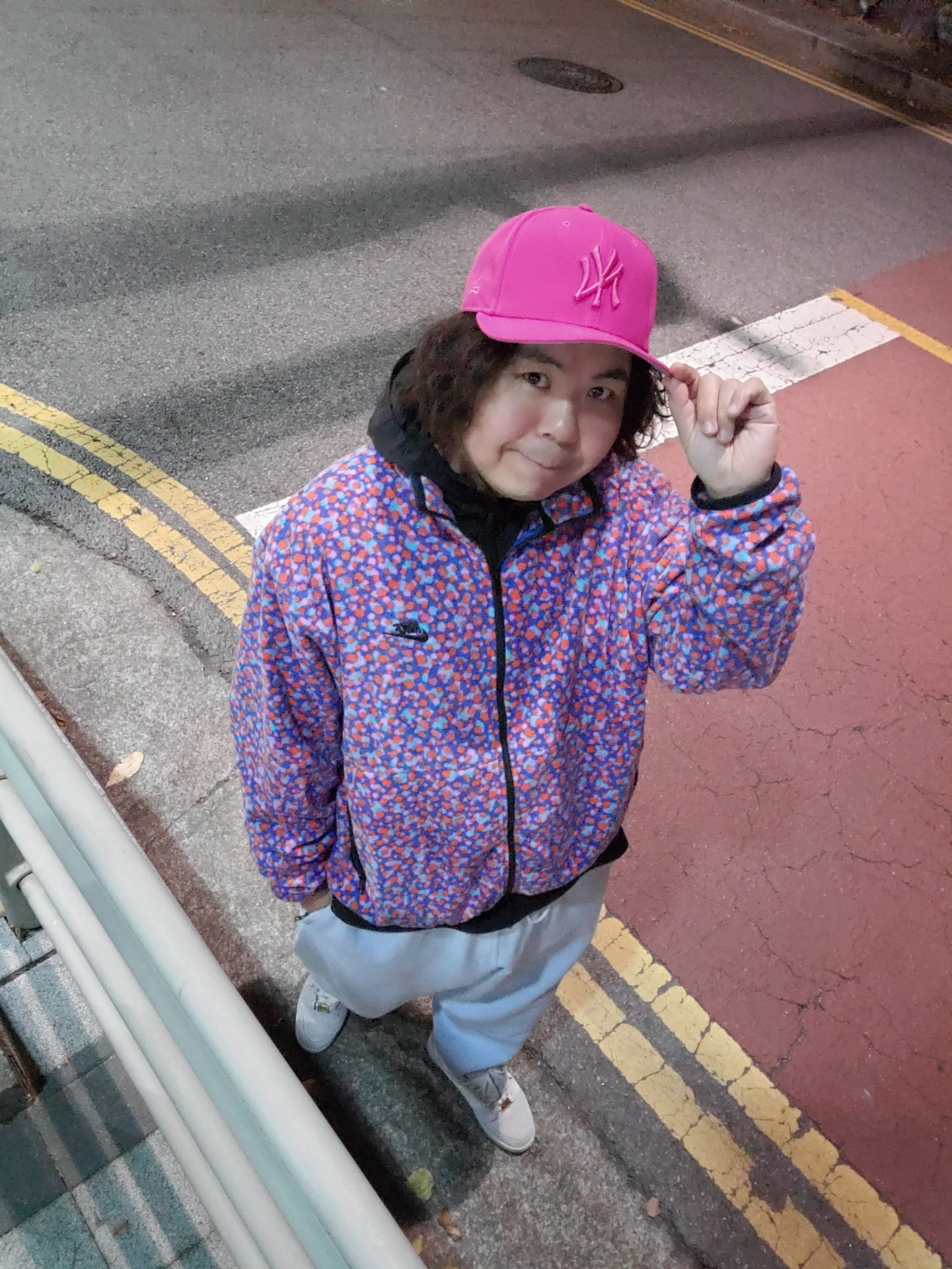 Nike Club Fleece+ Dot Pattern Jacket Mineral Teal - Asia, Nike NRG Solo Swoosh Fleece Pants Celestine Blue - US/EU 착용 스타일 - 4