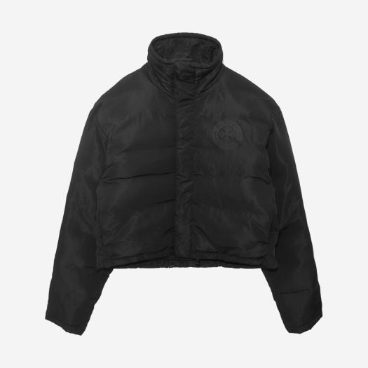 PDPJP02BK Punch Drunk Parties Logo Duckdown Puffer Black