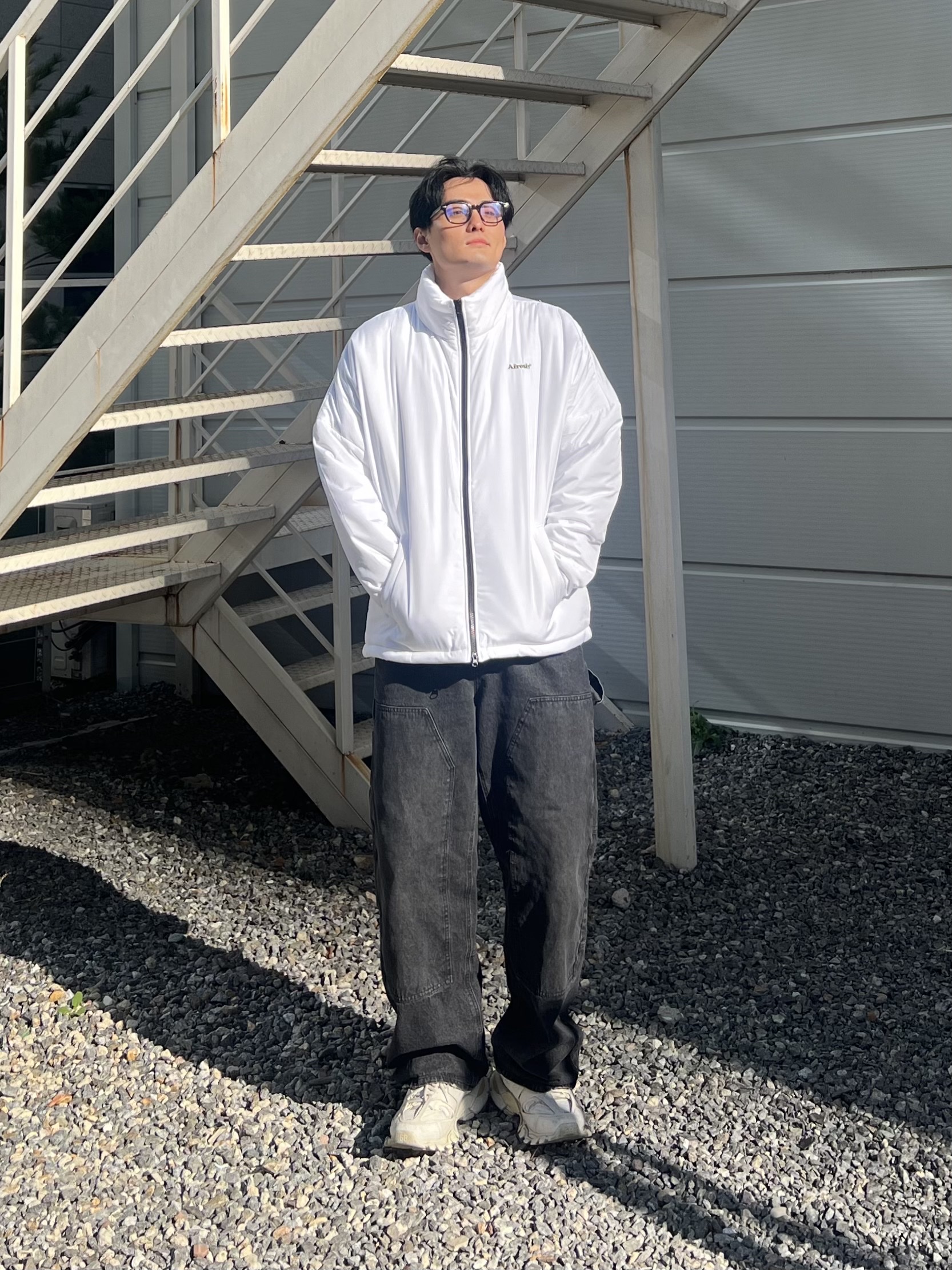 Balenciaga Track Sneakers White 착용 스타일 - 1