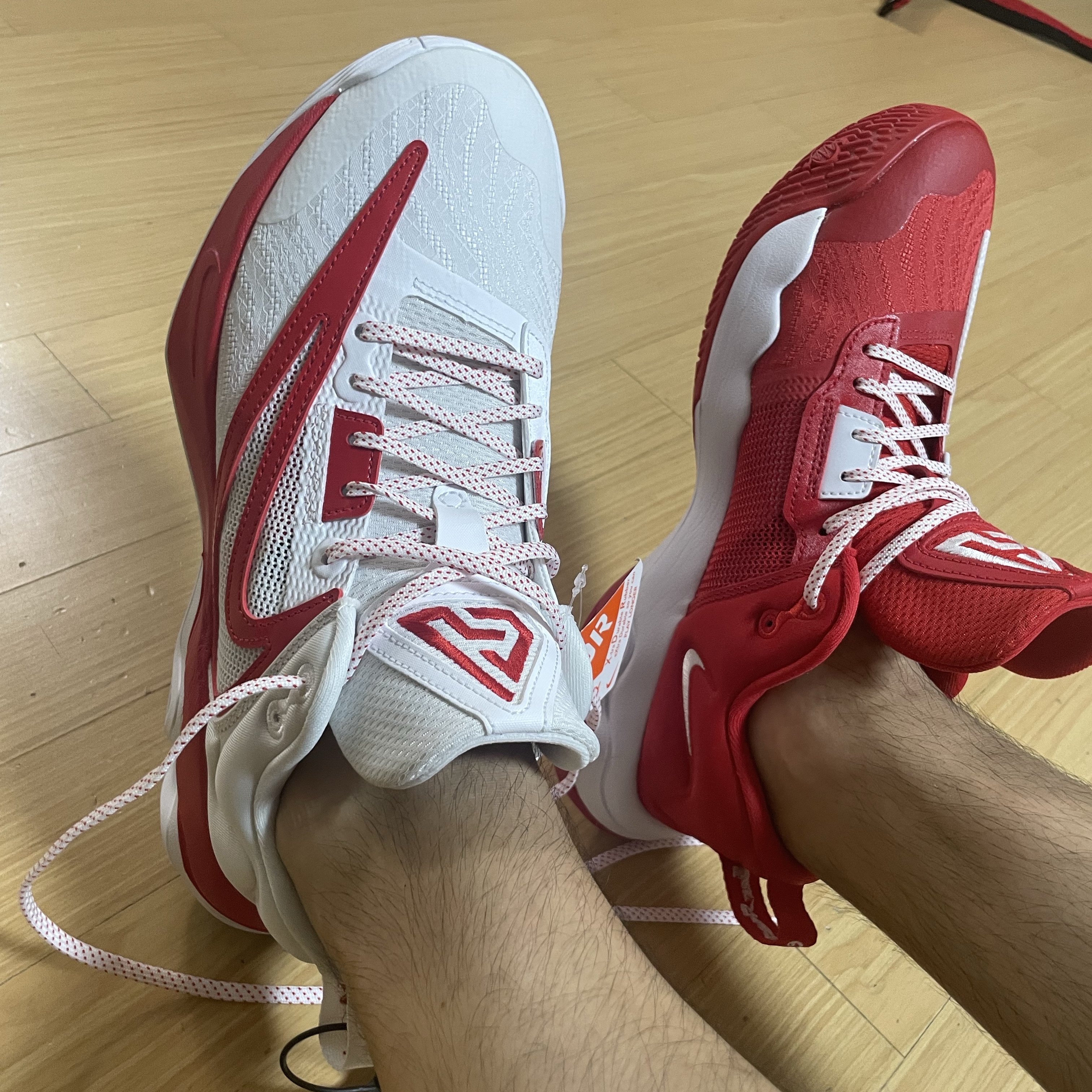Nike Giannis Immortality 3 ASW EP University Red White 착용 스타일 - 2
