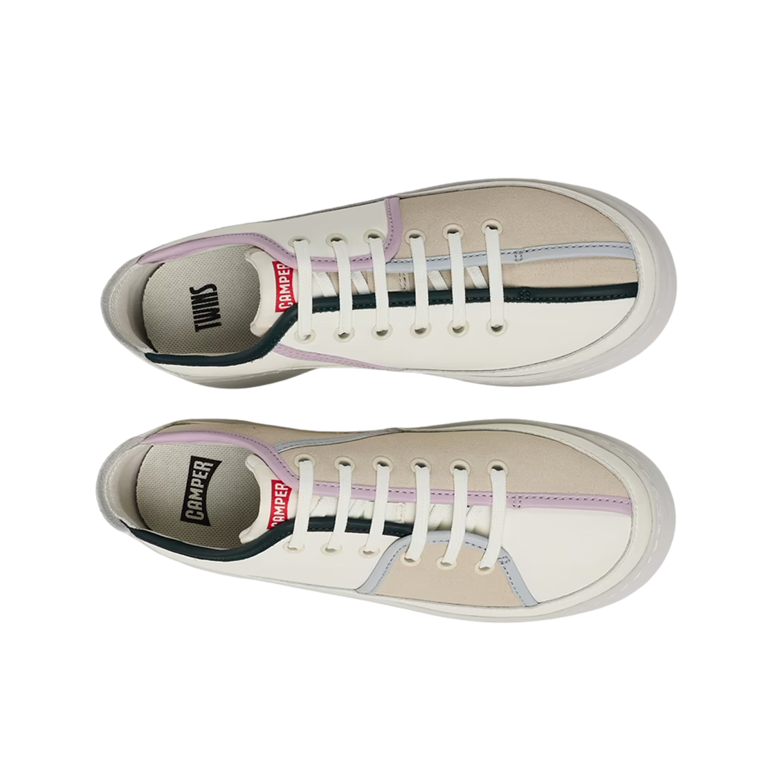 (W) 캠퍼 트윈스 레더 스니커즈 멀티컬러((W) Camper Twins Leather Sneakers Multicolor) - 2