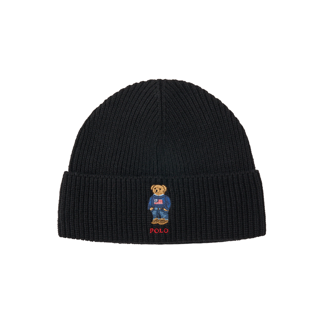 [30%적립] 폴로 랄프 로렌 폴로 베어 케이블 니트 비니 블랙 - 24FW([30%적립] Polo Ralph Lauren Polo Bear Cable Knit Beanie Black - 24FW)