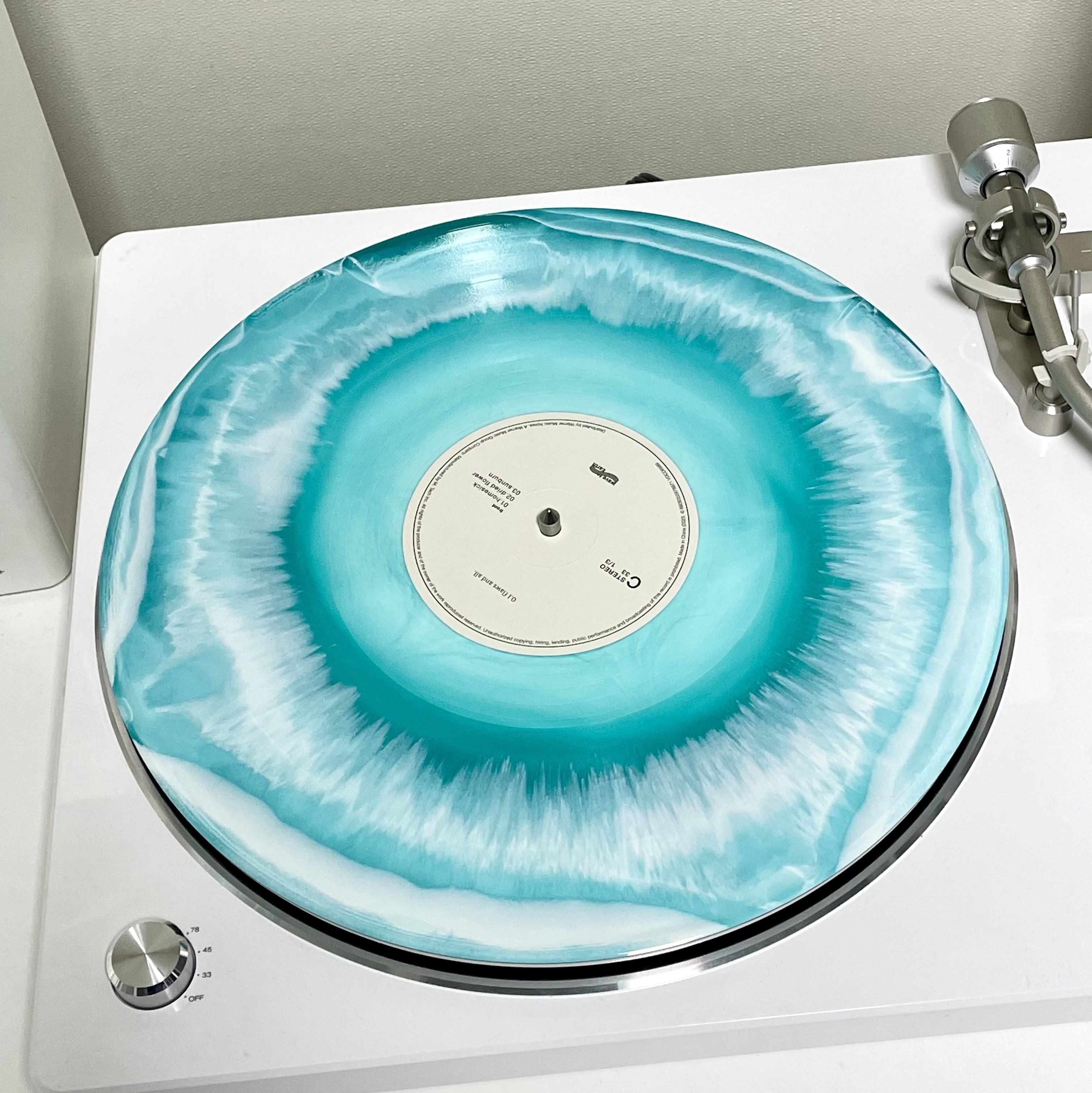 Wave to Earth 1st Album 0.1 Flaws and All. LP Marble (2LP) 착용 스타일