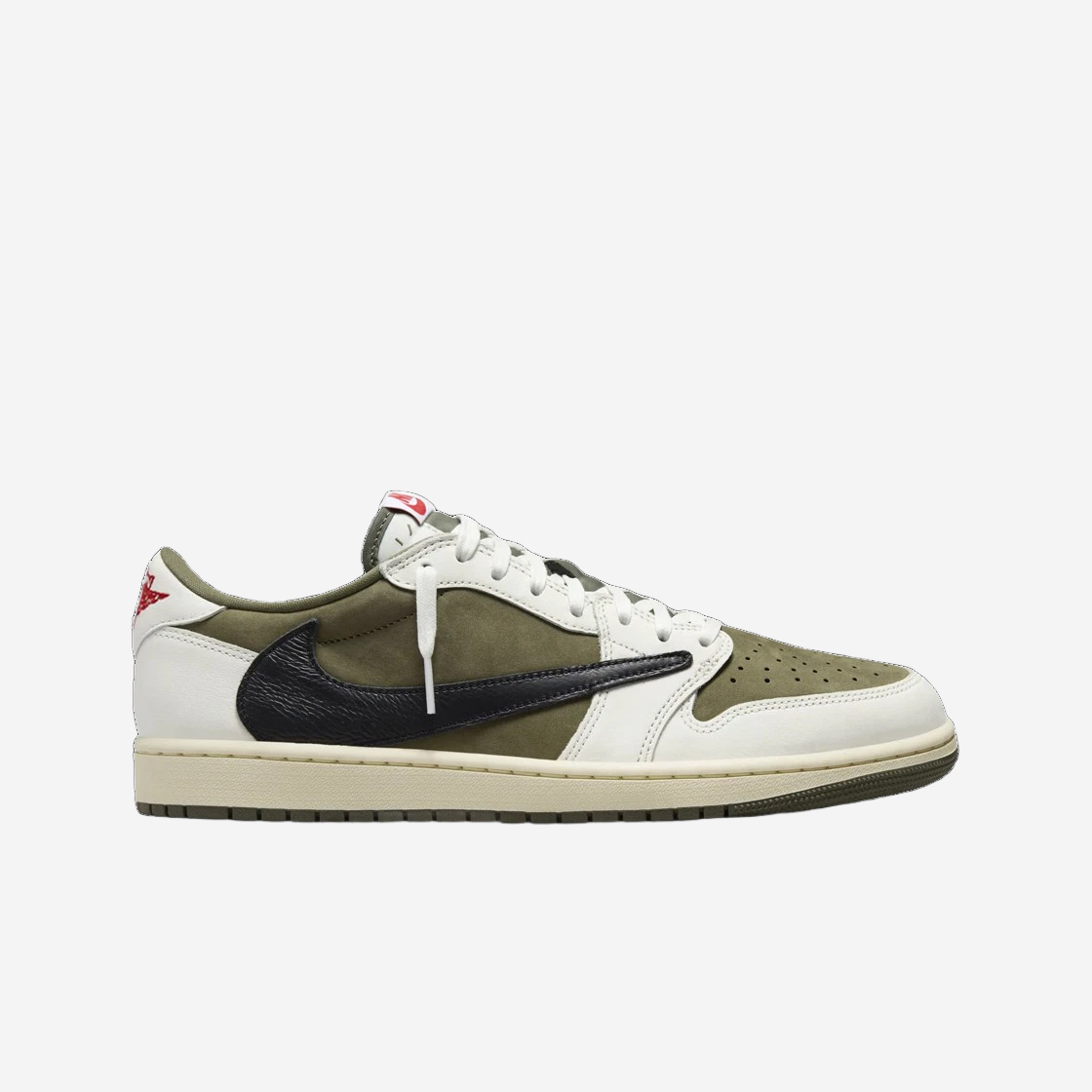 조던 1 x 트래비스 스캇 레트로 로우 OG SP 리버스 올리브(Jordan 1 x Travis Scott Retro Low OG SP Reverse Olive)