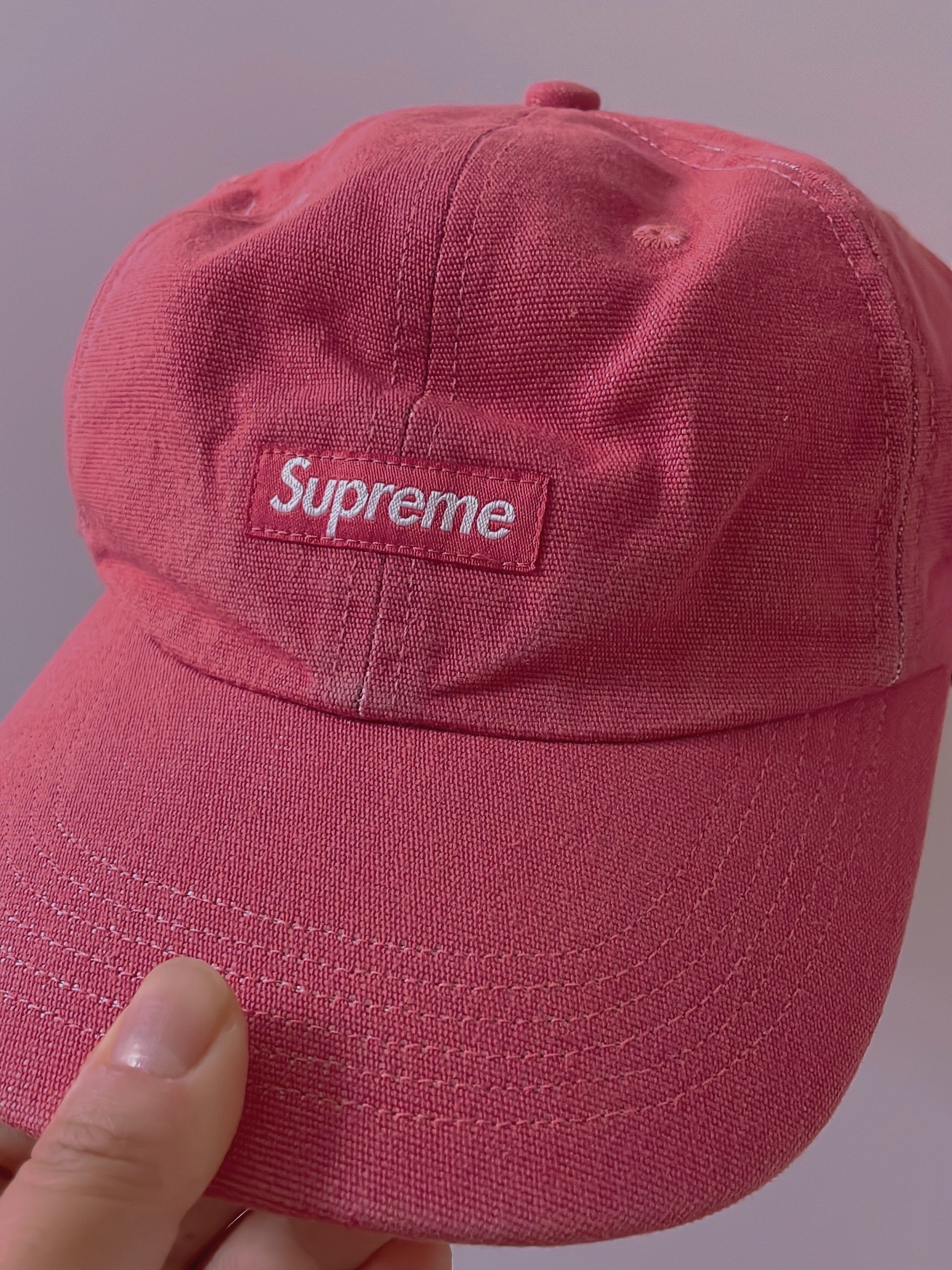 New Era x Beams New York Yankees 9FIFTY Retro Crown Cap Navy, Supreme Cordura Denim Small Box 6-Panel Pink - 24SS 착용 스타일 - 2
