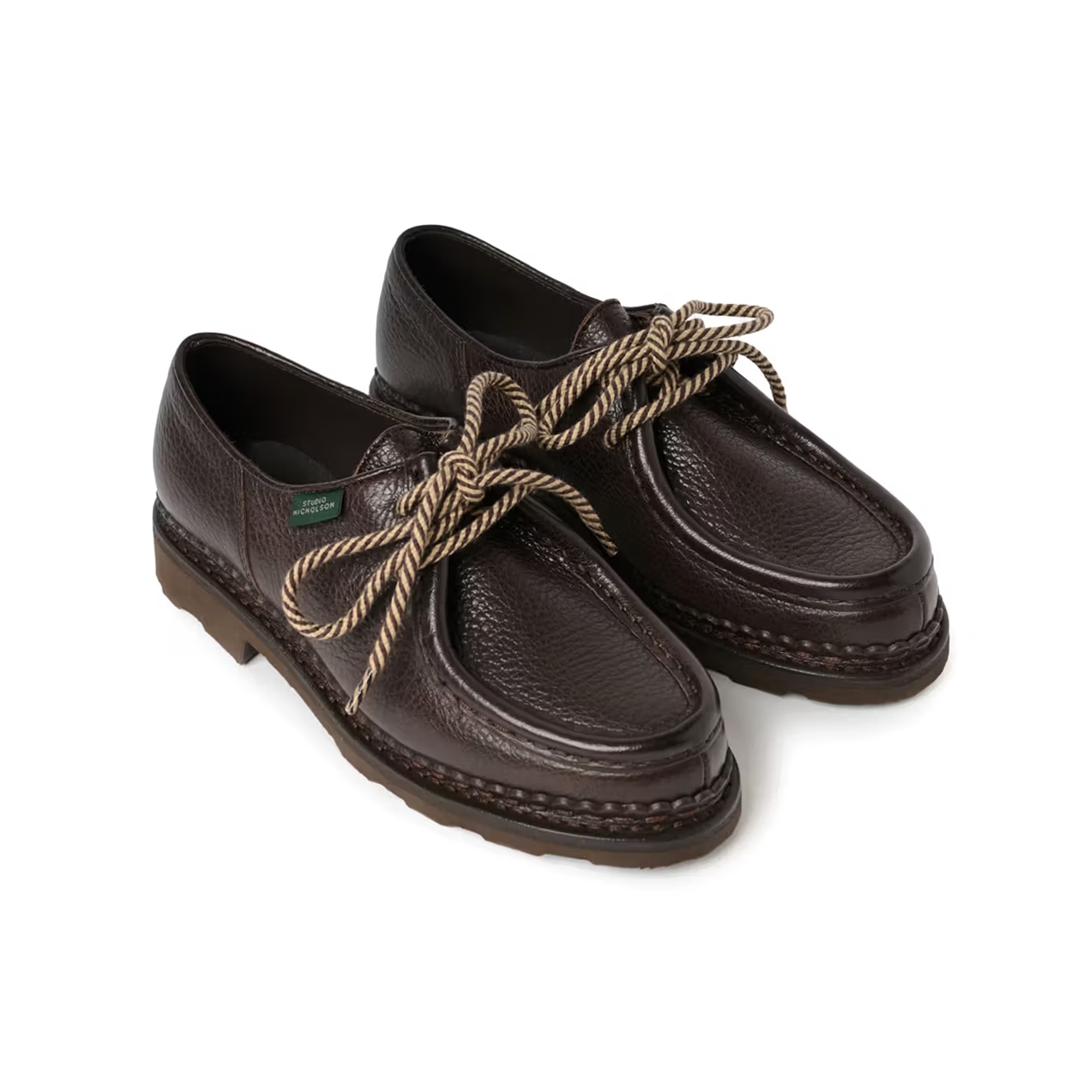 Paraboot Michael Lisse Black, Paraboot Barth Loafers Marrone 착용 스타일 - 2