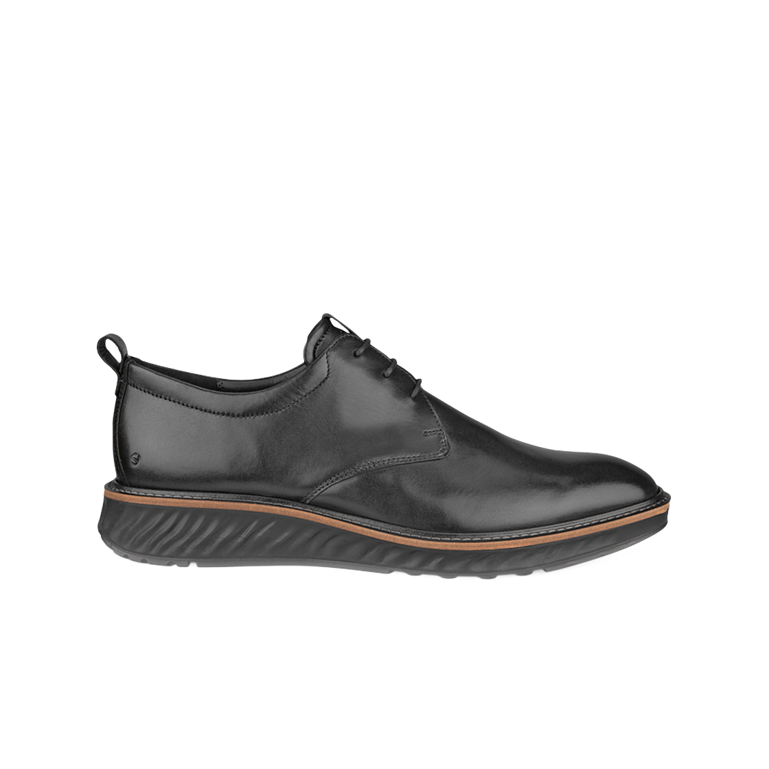 에코 St.1 하이브리드 플레인 토 슈즈 블랙(Ecco St.1 Hybrid Plain Toe Shoes Black) - 1