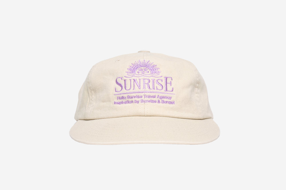 【HELLO SUNRISE】HS x ETCblank Coral Dream 6panel Cap/追跡付 헬로선라이즈 ETC블랭크 코랄 드림 6패널 캡_차콜 | Hello