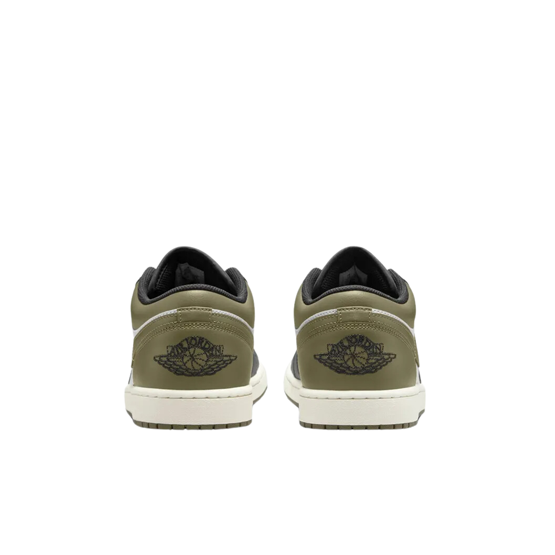 조던 1 로우 블랙 미디움 올리브(Jordan 1 Low Black Medium Olive) - 3