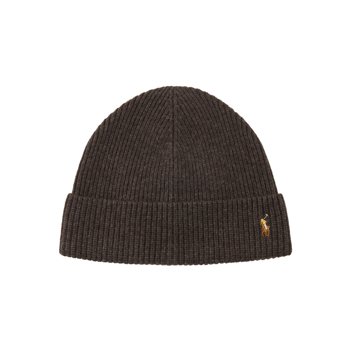 KM4DHTBRLG2BR [30%적립] Polo Ralph Lauren Signature Pony Wool Blend Beanie Dark Brown Heather - 24FW