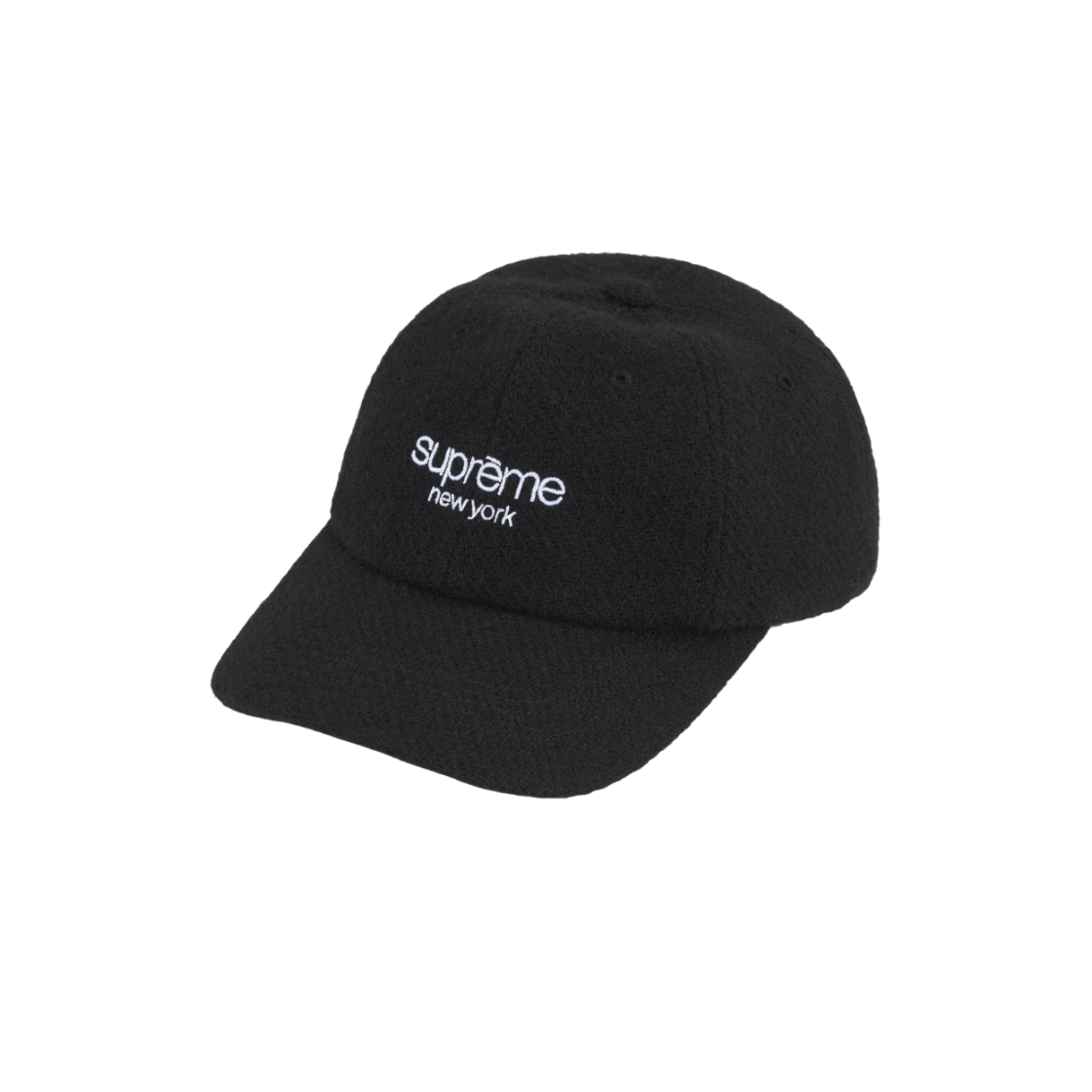 - Supreme Harris Tweed 6-Panel Black - 24FW - 대표 이미지 #1