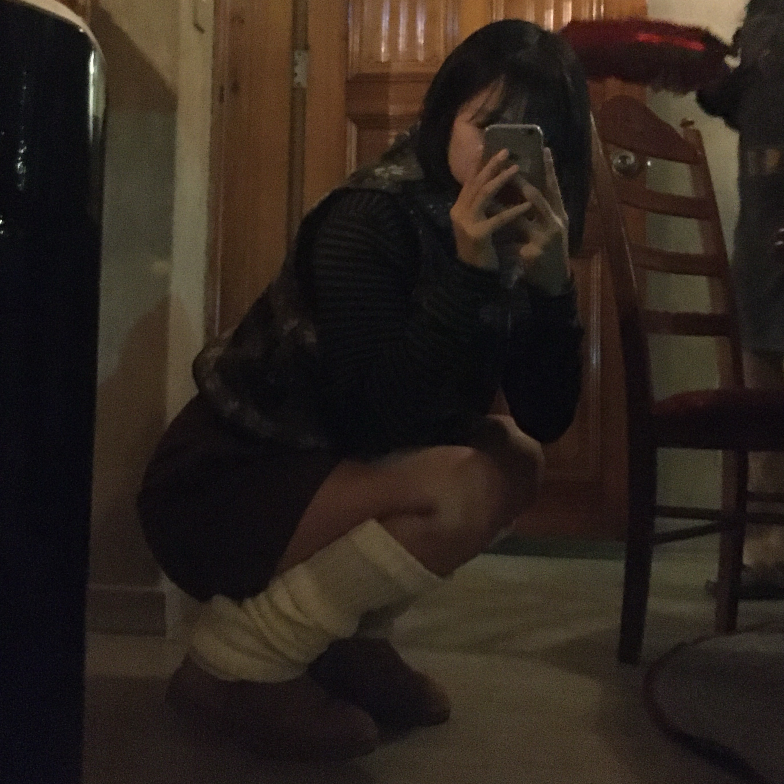 (W) UGG Classic Mini II Boots Chestnut 착용 스타일