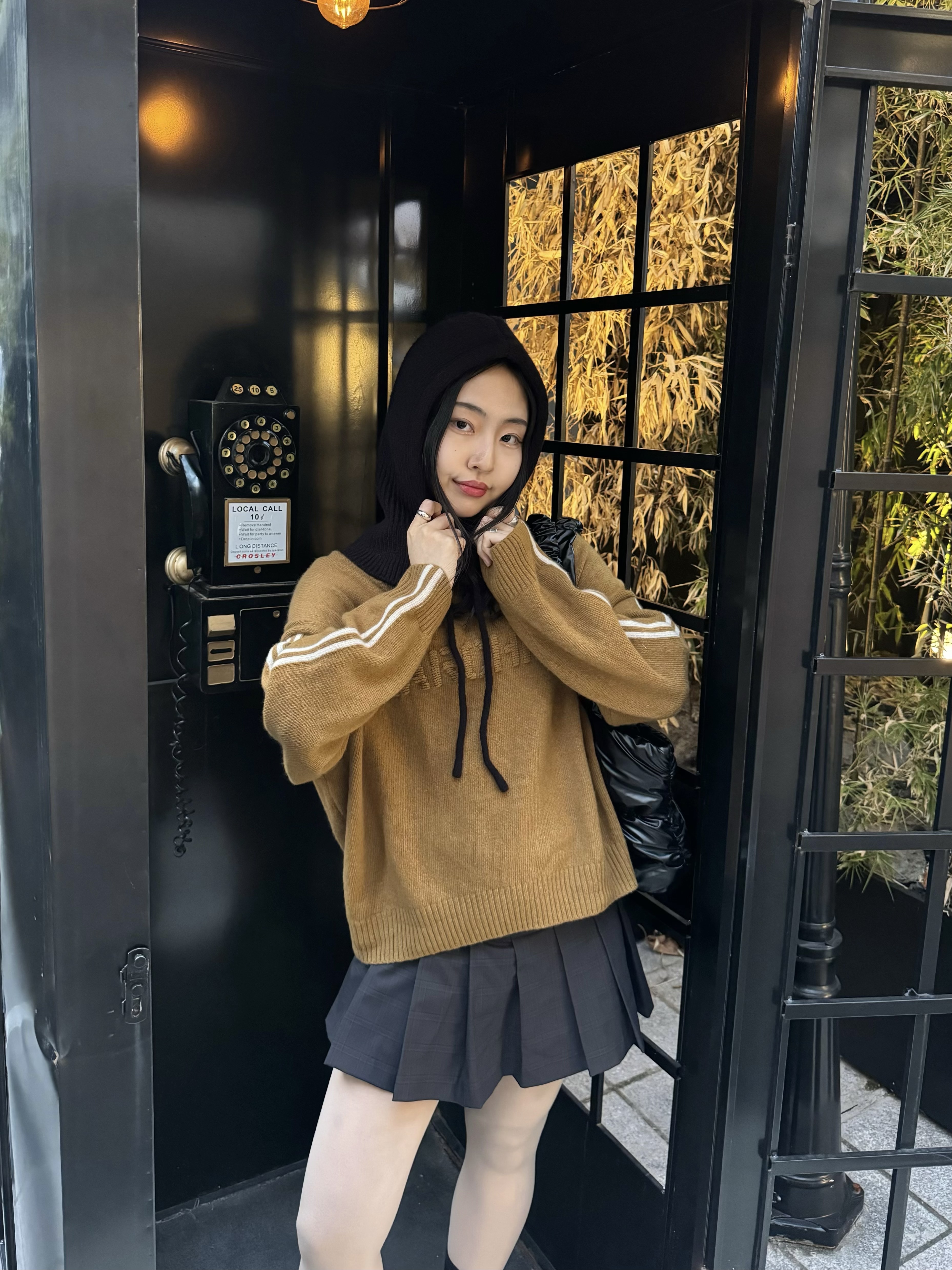 (W) UGG Classic Ultra Mini Platform Boots Chestnut 착용 스타일 - 5