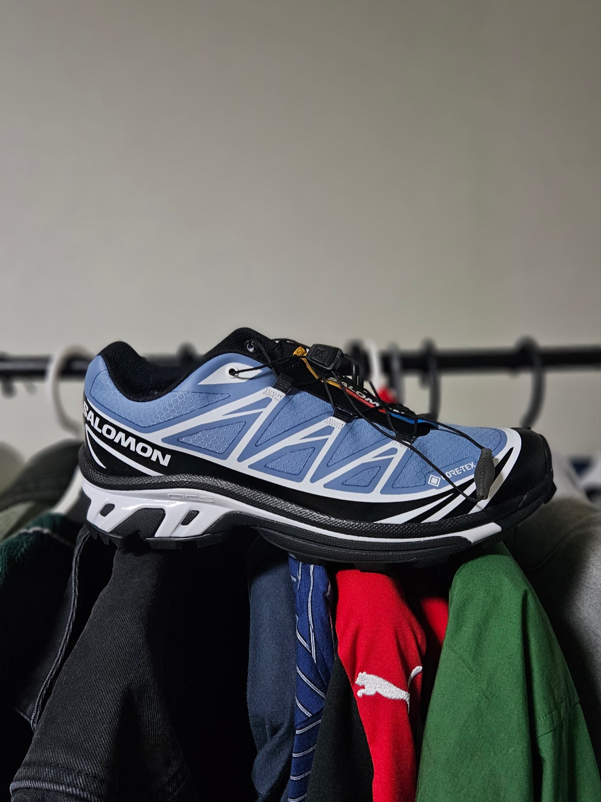 Salomon XT-6 GTX Black Infinity 착용 스타일 - 1