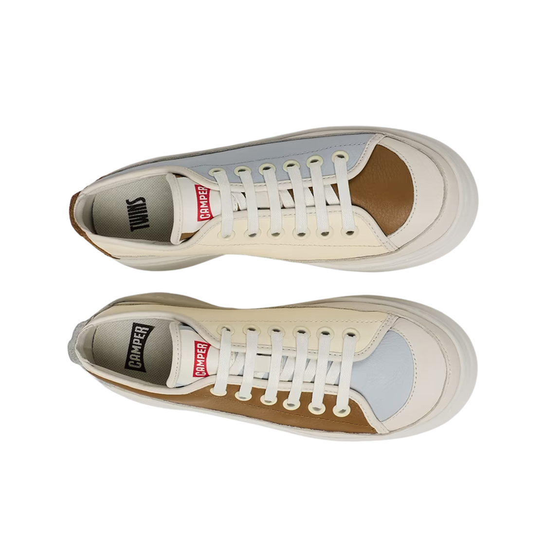 (W) 캠퍼 트윈스 레더 스니커즈 멀티컬러((W) Camper Twins Leather Sneakers Multicolor) - 2