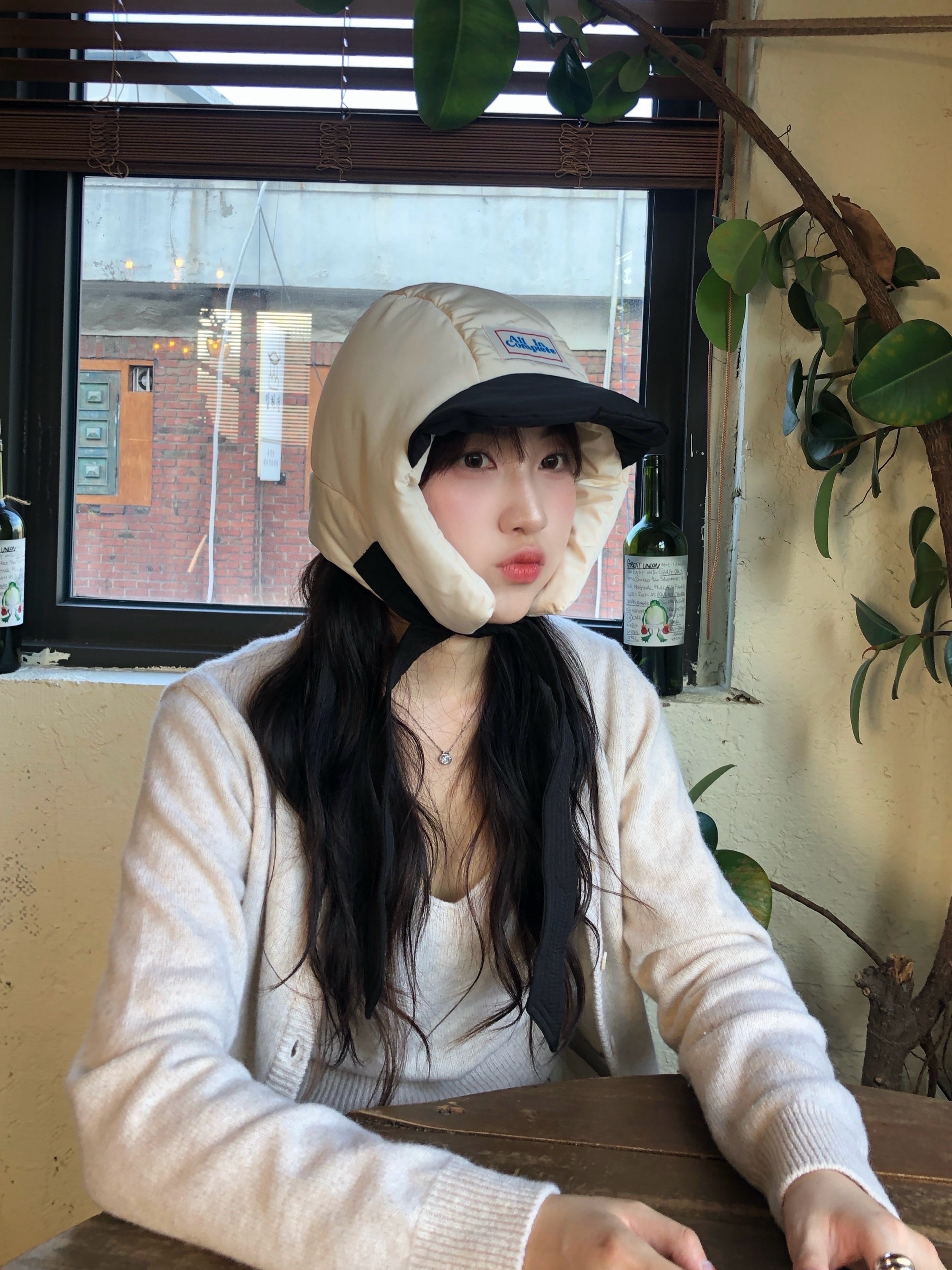 Allincomplete Panda Padding Balaclava 착용 스타일 - 3