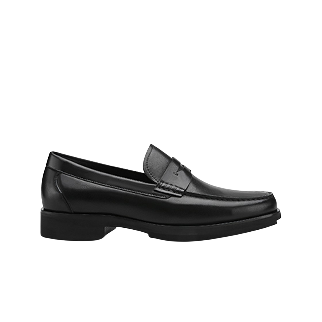 미소페 카우하이드 로퍼 3.5cm 블랙(Misope Cowhide Loafer 3.5cm Black)