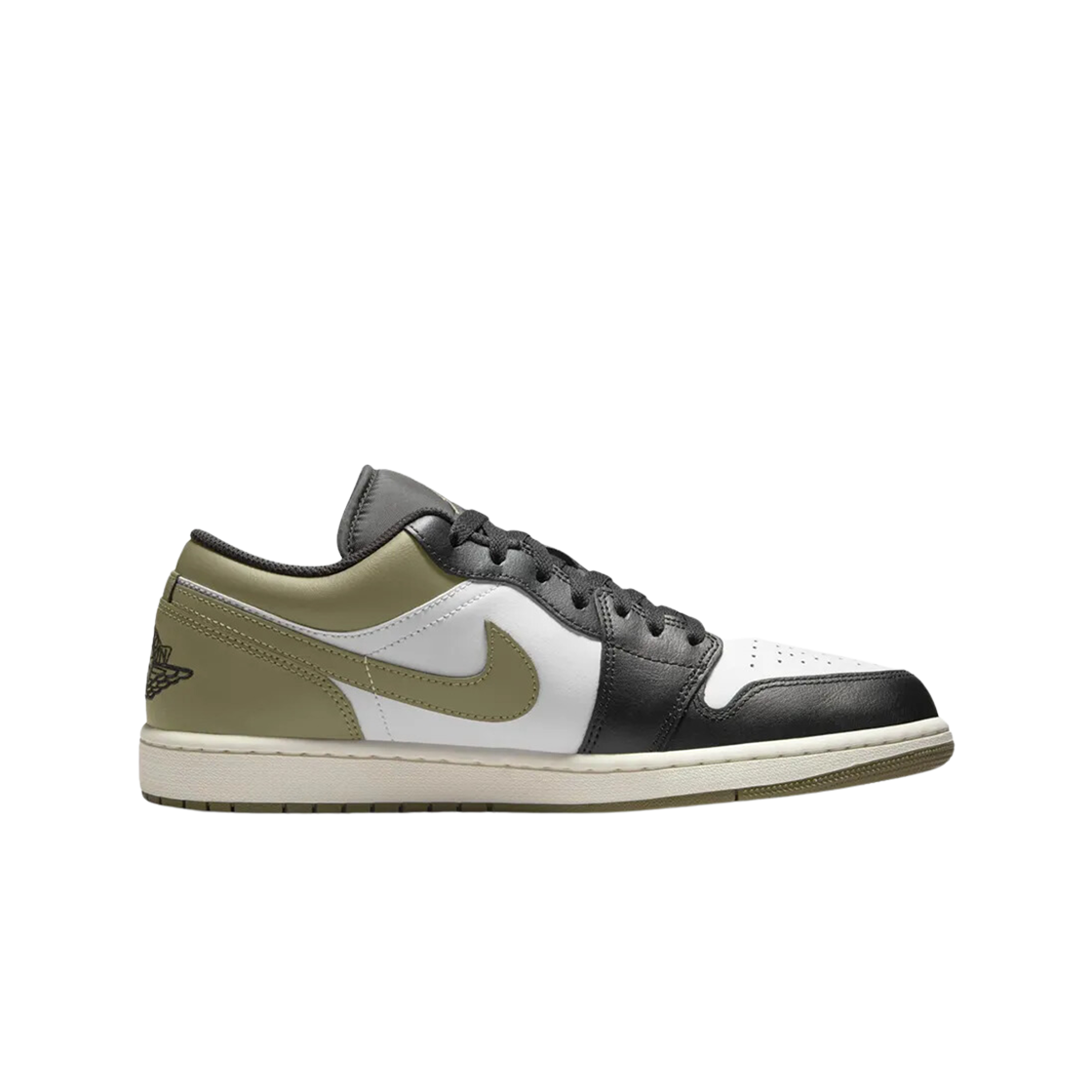 조던 1 로우 블랙 미디움 올리브(Jordan 1 Low Black Medium Olive)
