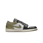 Jordan 1 Low Black Medium Olive