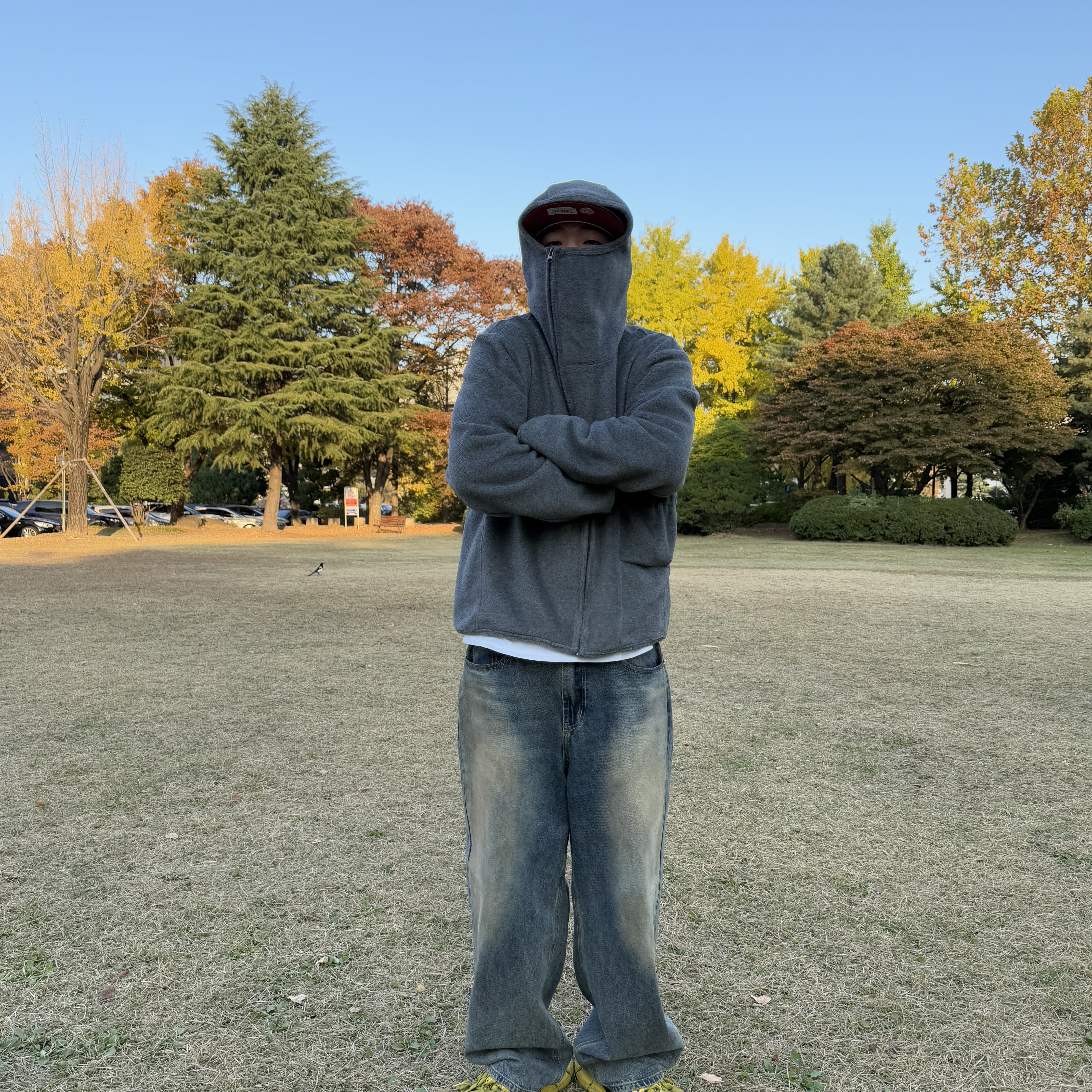 Balenciaga 3XL Sneakers Yellow Black, Supreme Overdyed Camo Nylon Camp Cap Orange - 23SS 착용 스타일 - 2