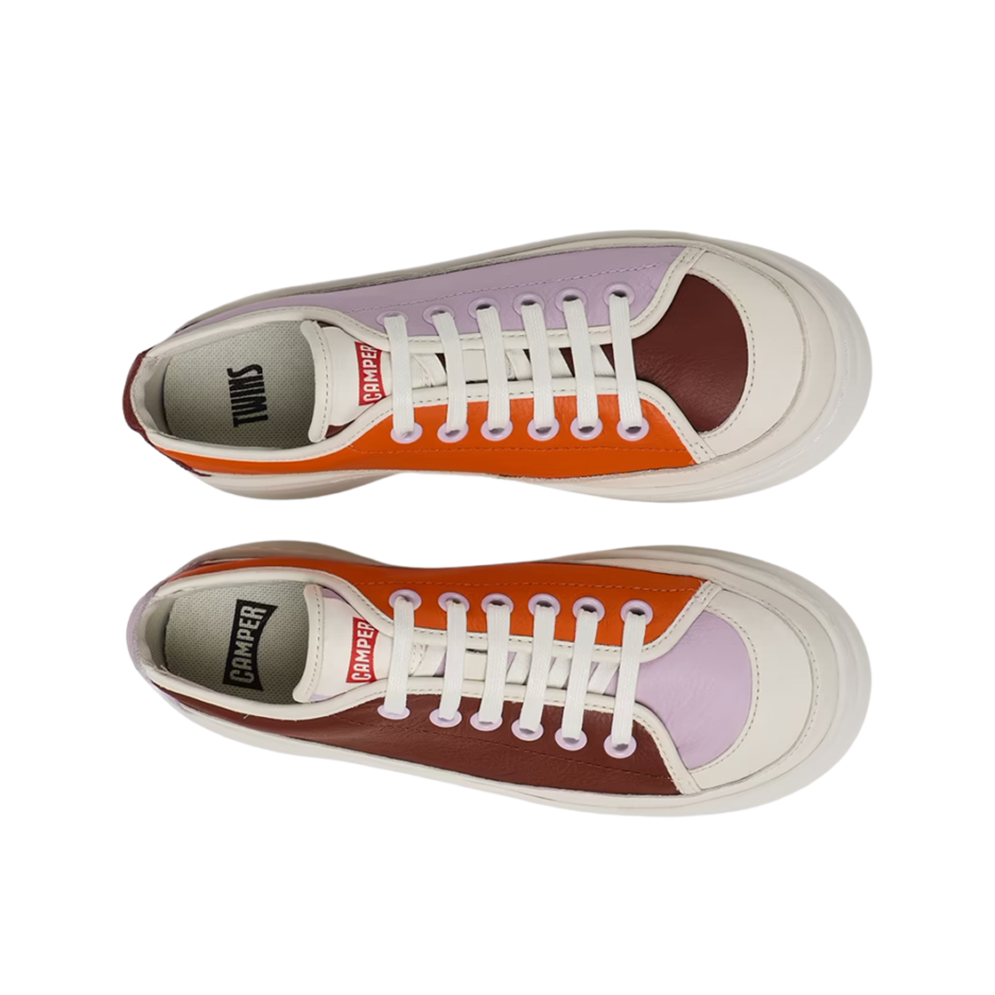 (W) 캠퍼 트윈스 레더 스니커즈 멀티컬러((W) Camper Twins Leather Sneakers Multicolor) - 2