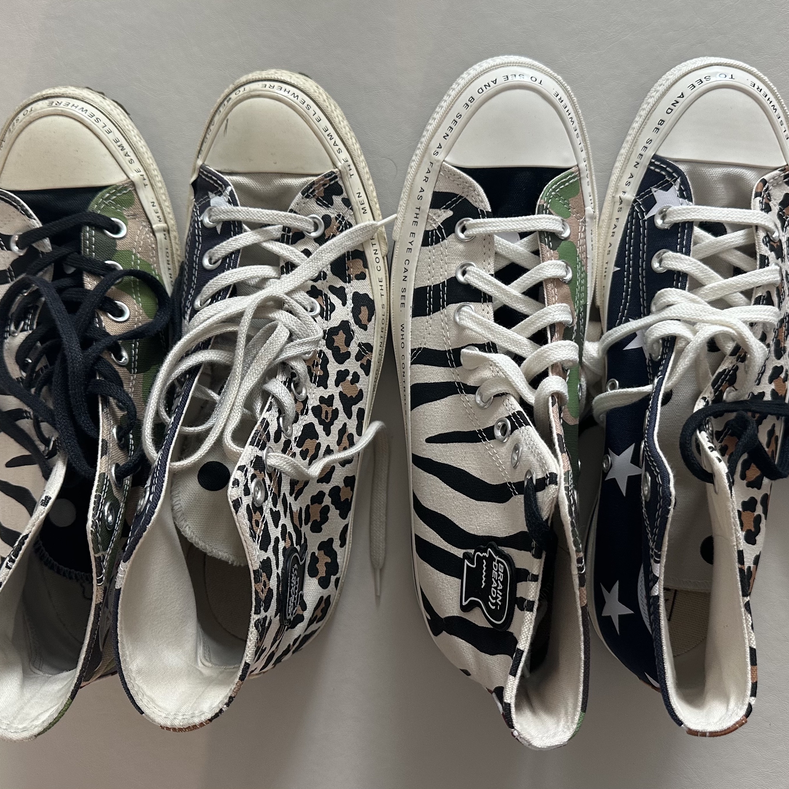 Converse x Brain Dead Chuck 70 Hi Egret White, Converse x Brain Dead Chuck 70 Hi 착용 스타일