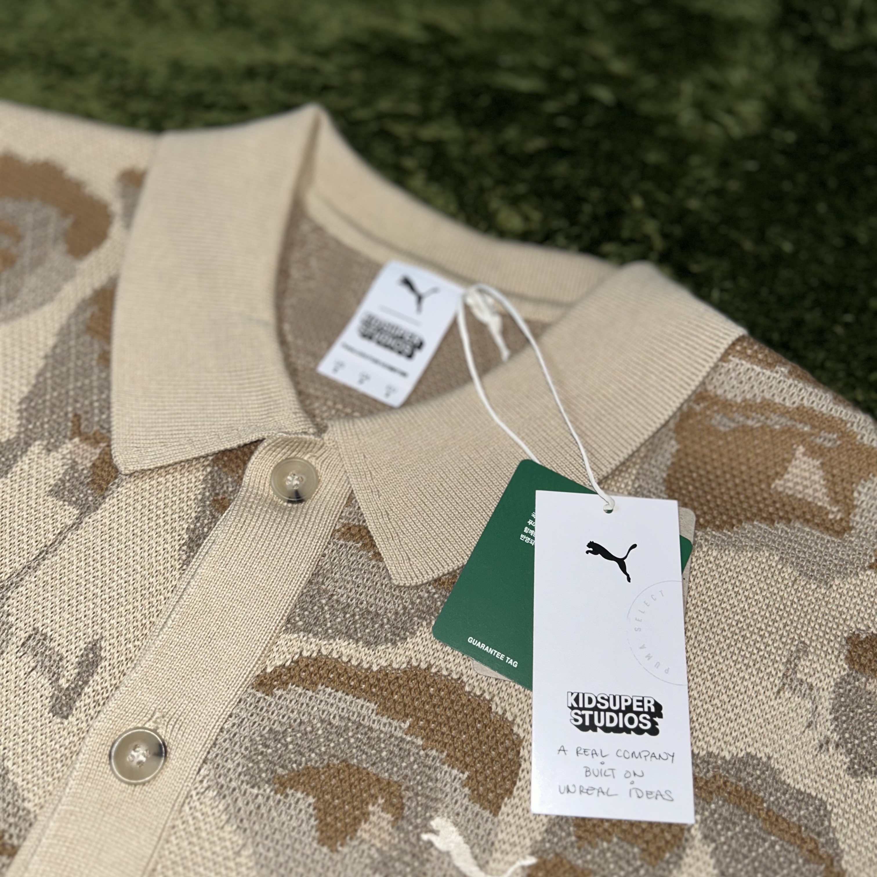 Puma x KidSuper Cardigan Granola 착용 스타일 - 2