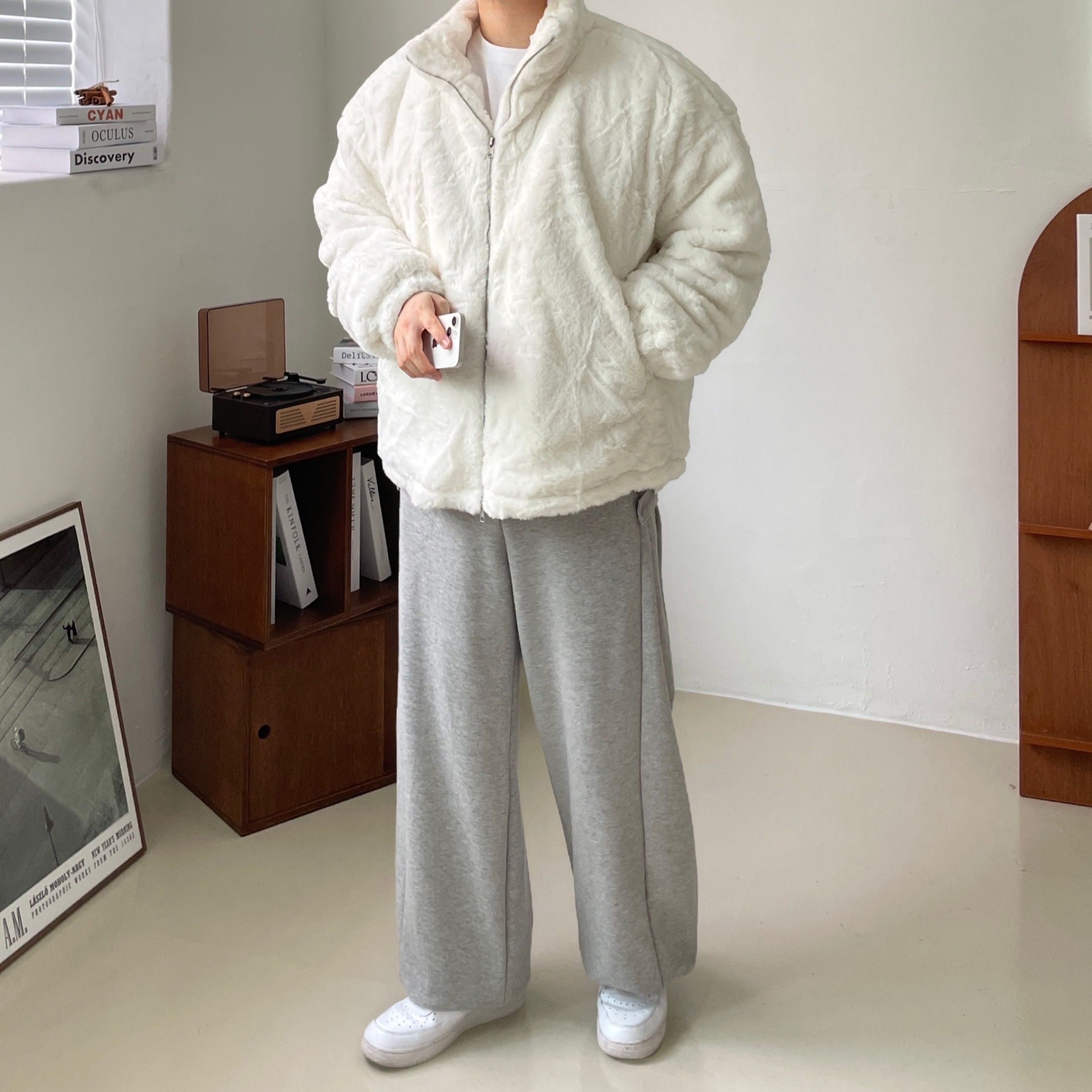 Nike Air Force 1 '07 Low White 착용 스타일 - 10