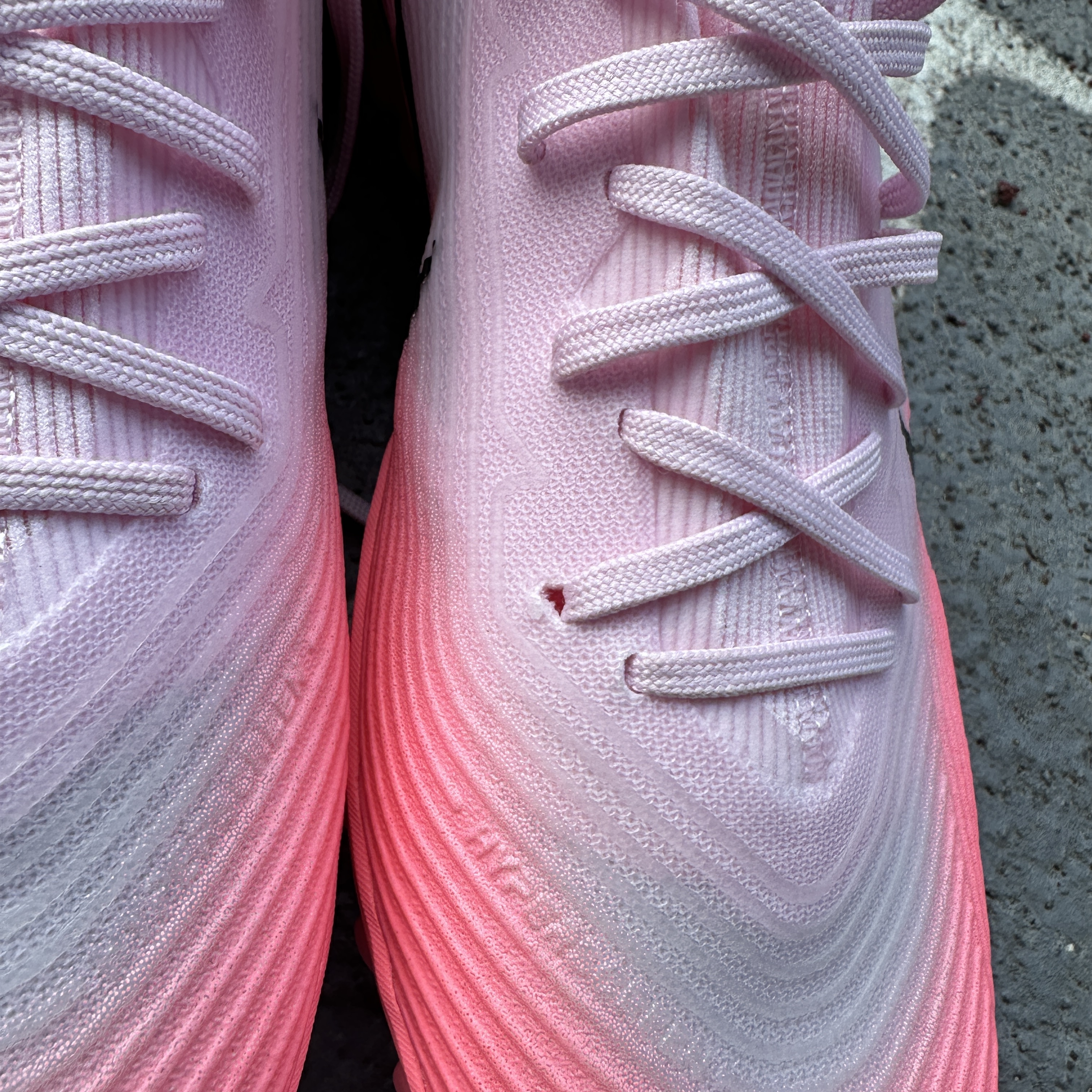 Nike Zoom Mercurial Vapor 15 Pro TF Pink Foam Black 착용 스타일 - 2