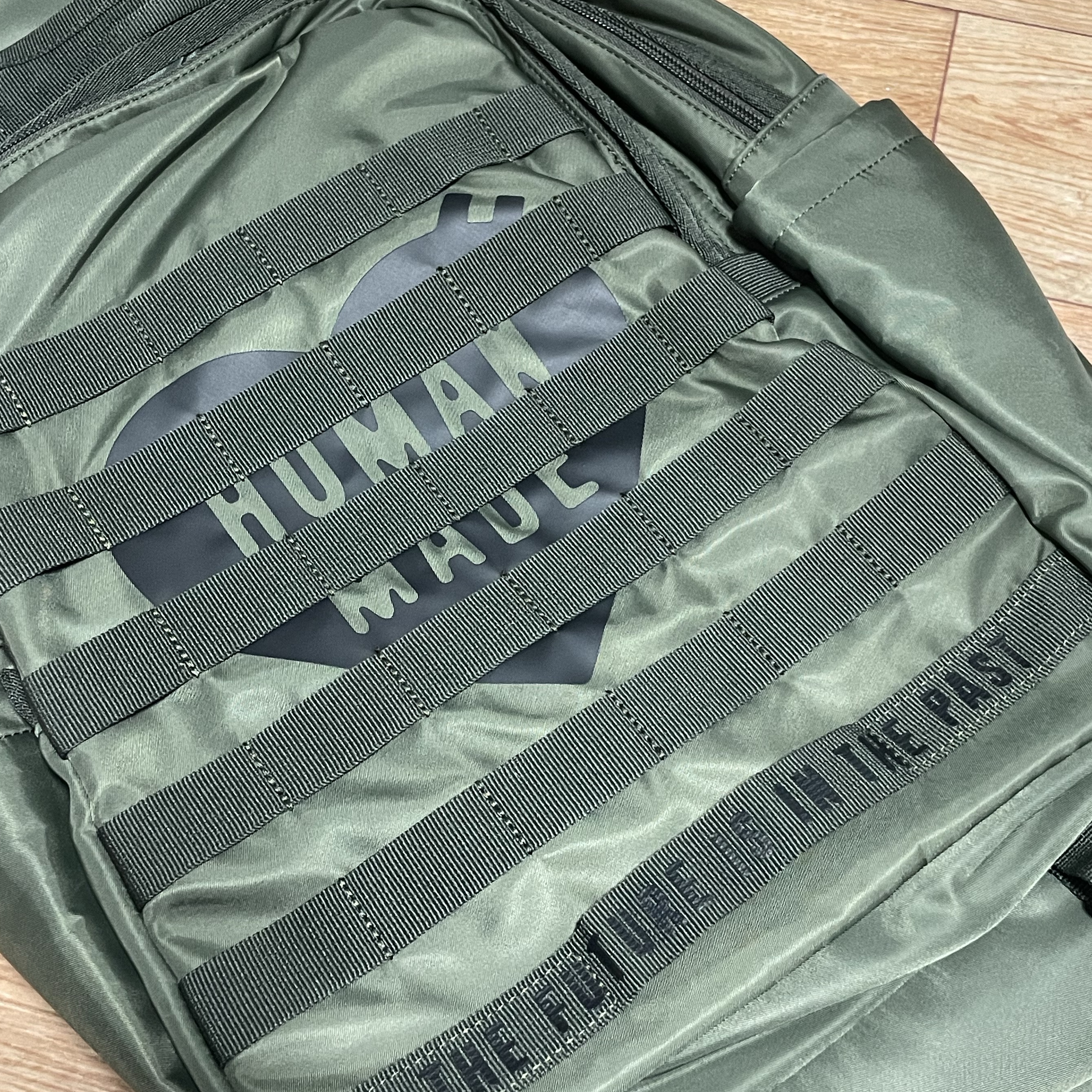 Human Made Military Backpack Olive Drab 착용 스타일