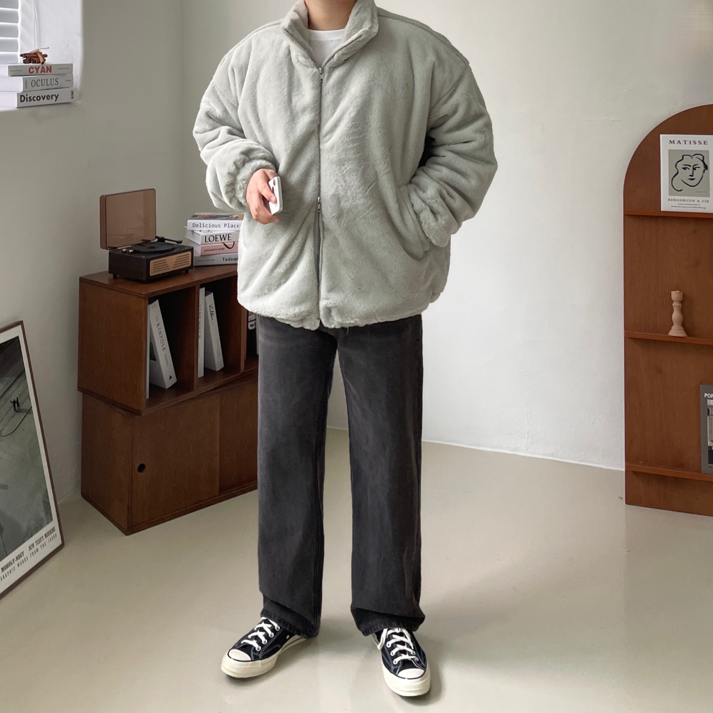 Converse Chuck 70 Ox Black - Standard 착용 스타일 - 1