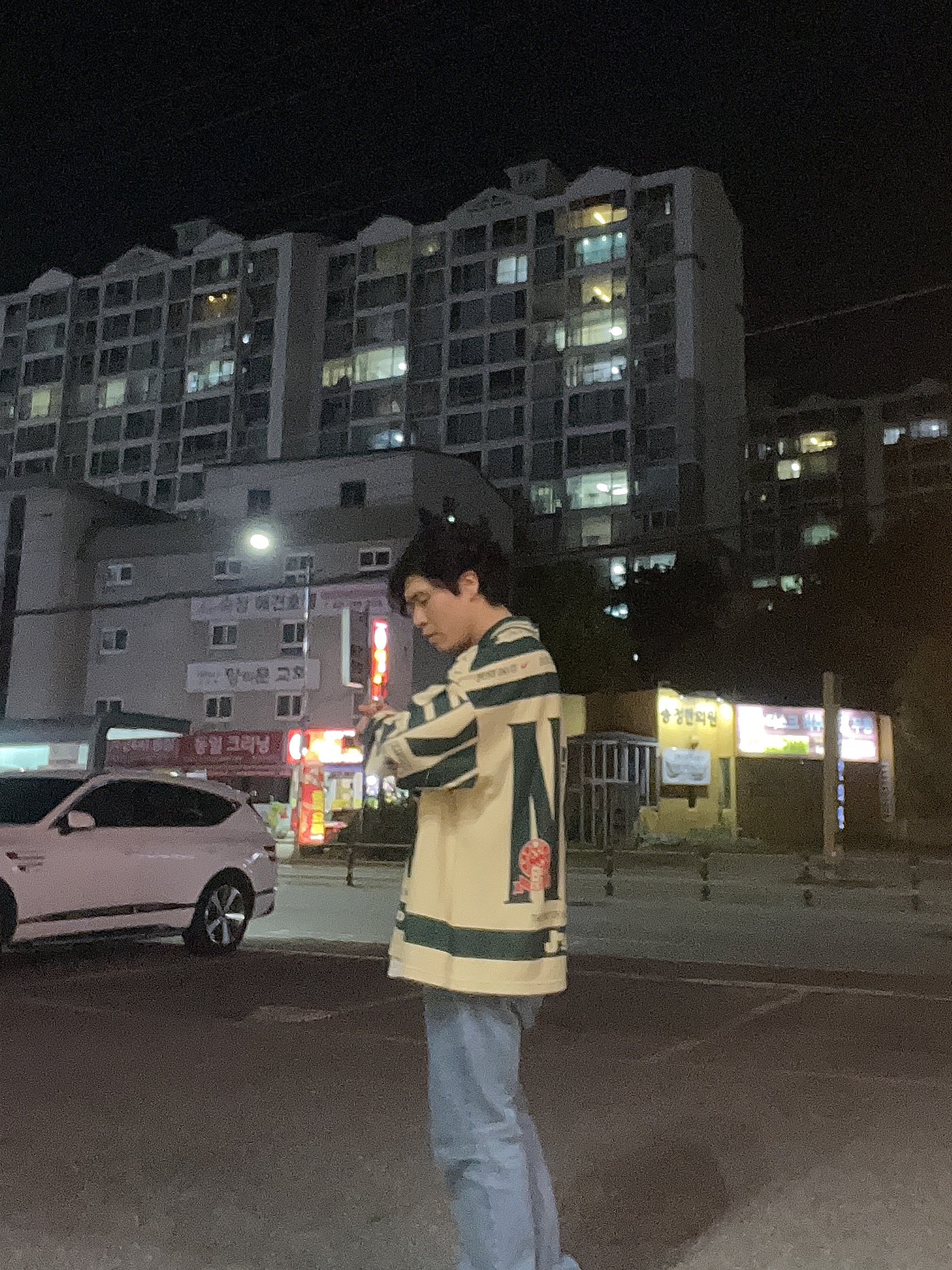Nike x Cactus Plant Flea Market Long Sleeve Polo Natural - US/EU, Nike x Cactus Plant Flea Market Long Sleeve Polo Natural - Asia 착용 스타일 - 2