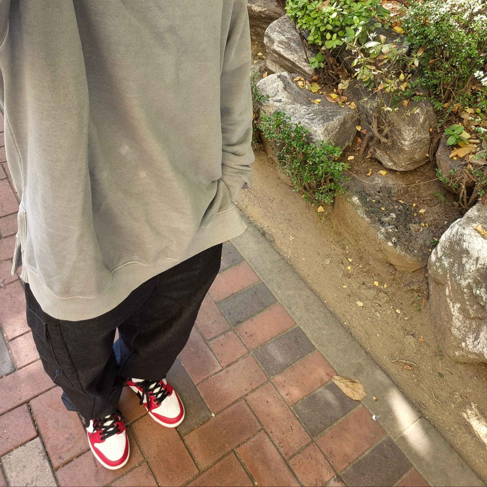 Nike SB Dunk Low Pro Chicago 착용 스타일 - 1
