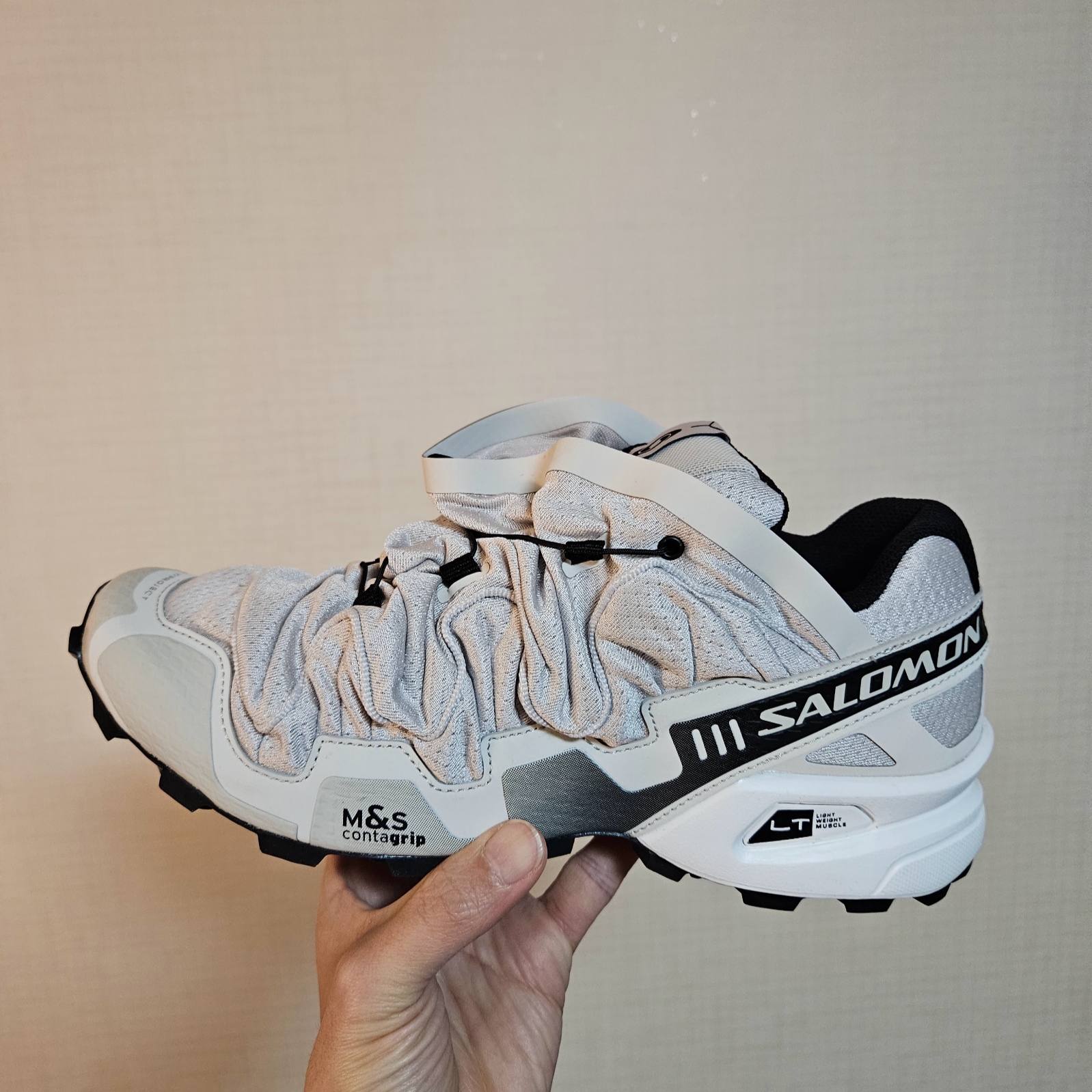 Salomon x Y/Project Speedcross 3 Dawn Blue Black 착용 스타일