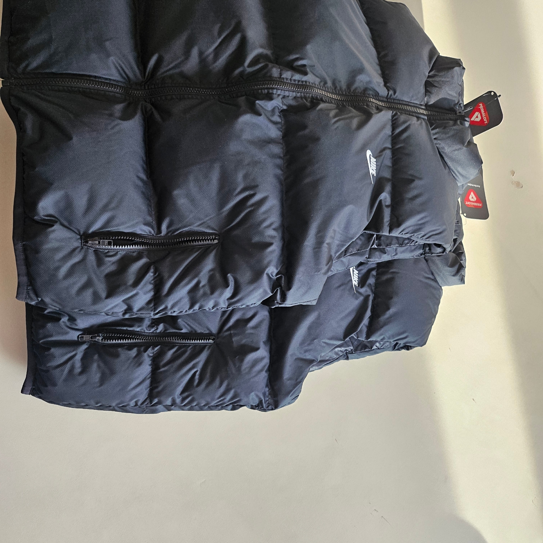 Nike NSW Club Primaloft Water-Repellent Puffer Vest Black - Asia 착용 스타일